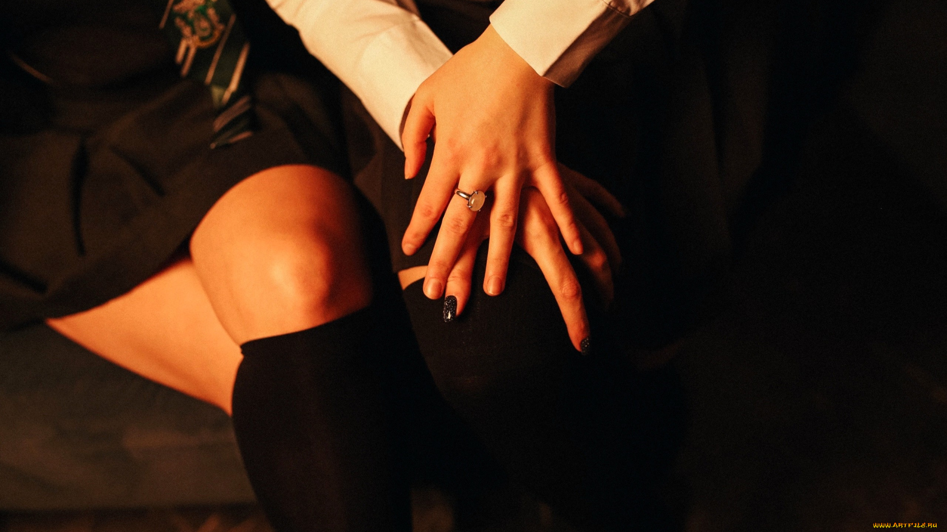 разное, руки, , ноги, колени, форма, кольцо, чулки, галстук