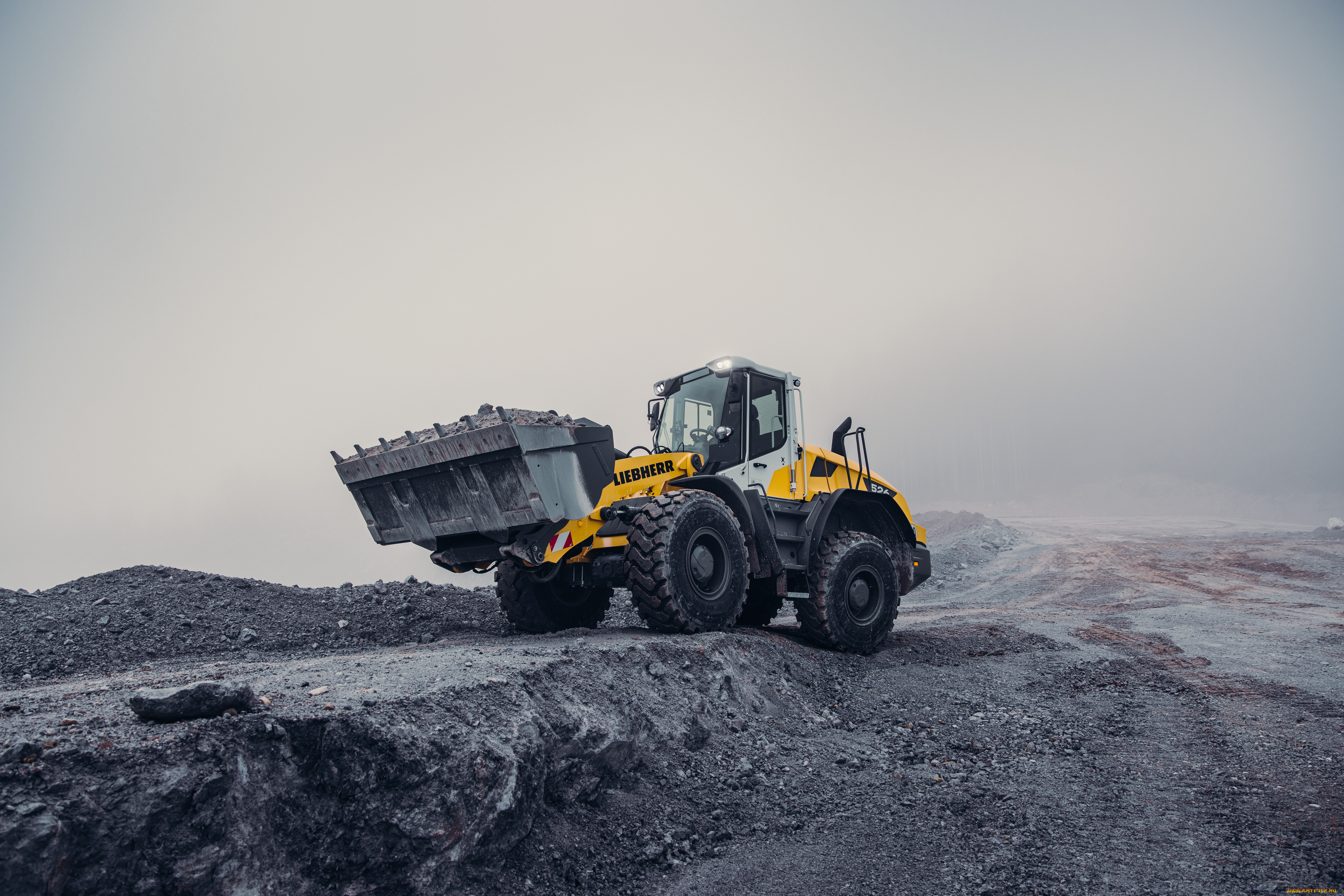 техника, фронтальные, погрузчики, liebherr