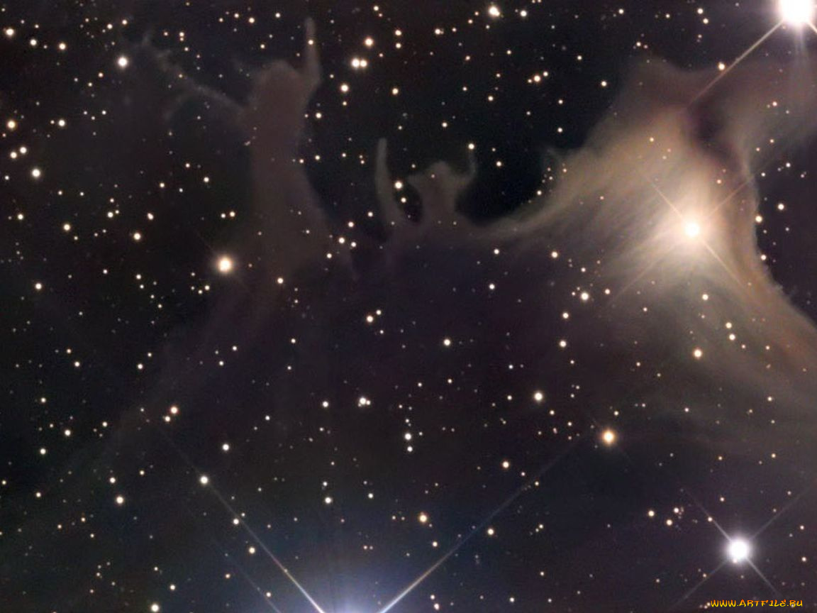 sh2, 136, космос, галактики, туманности