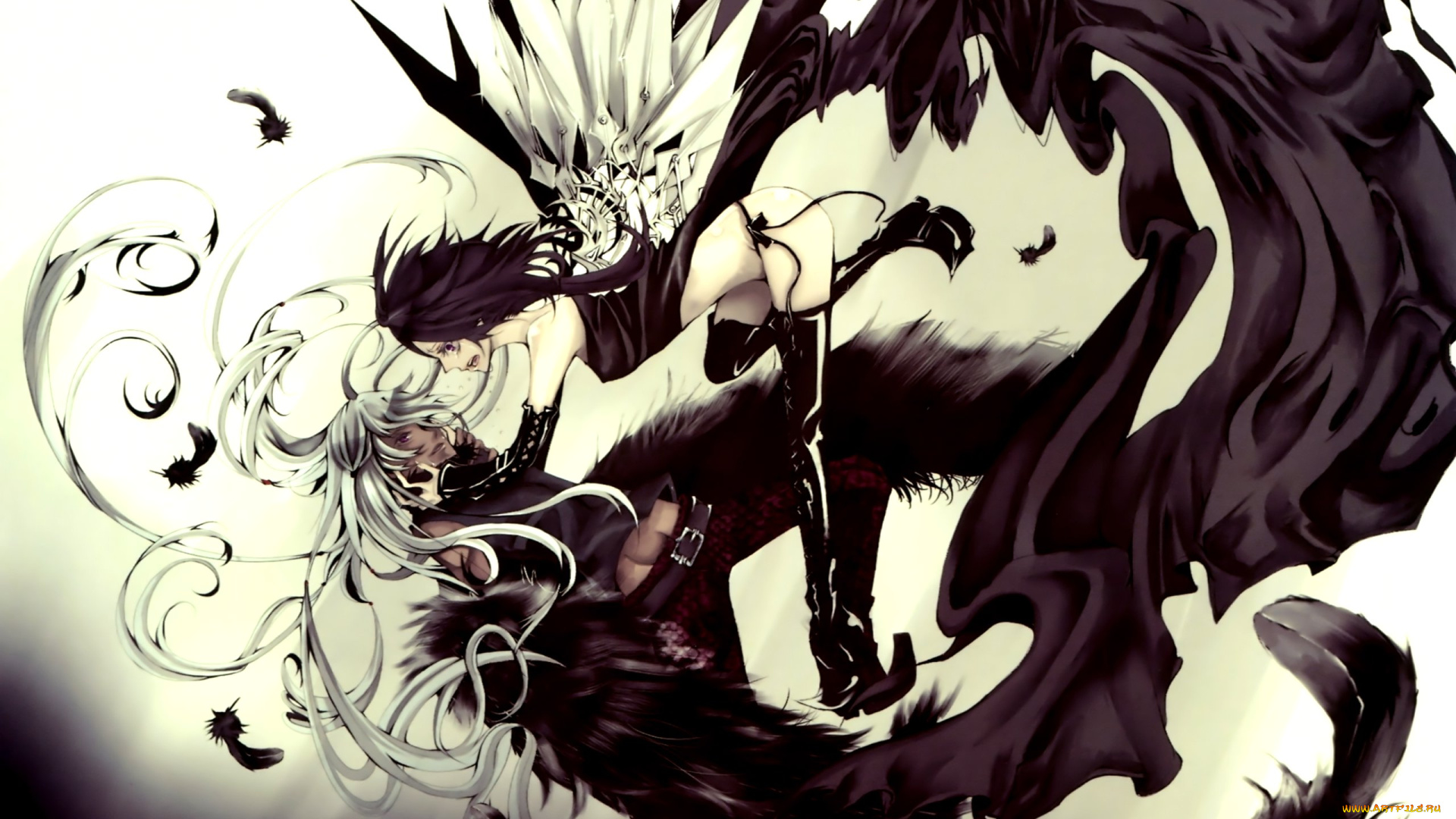 аниме, pixiv, girls, collection, artbook