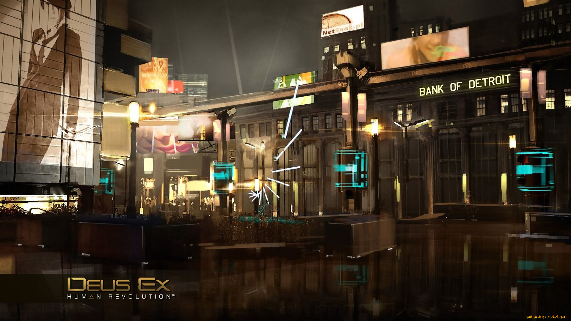 deus, ex, human, revolution, concept, art, видео, игры