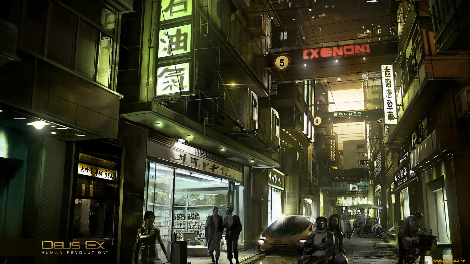 deus, ex, human, revolution, concept, art, видео, игры