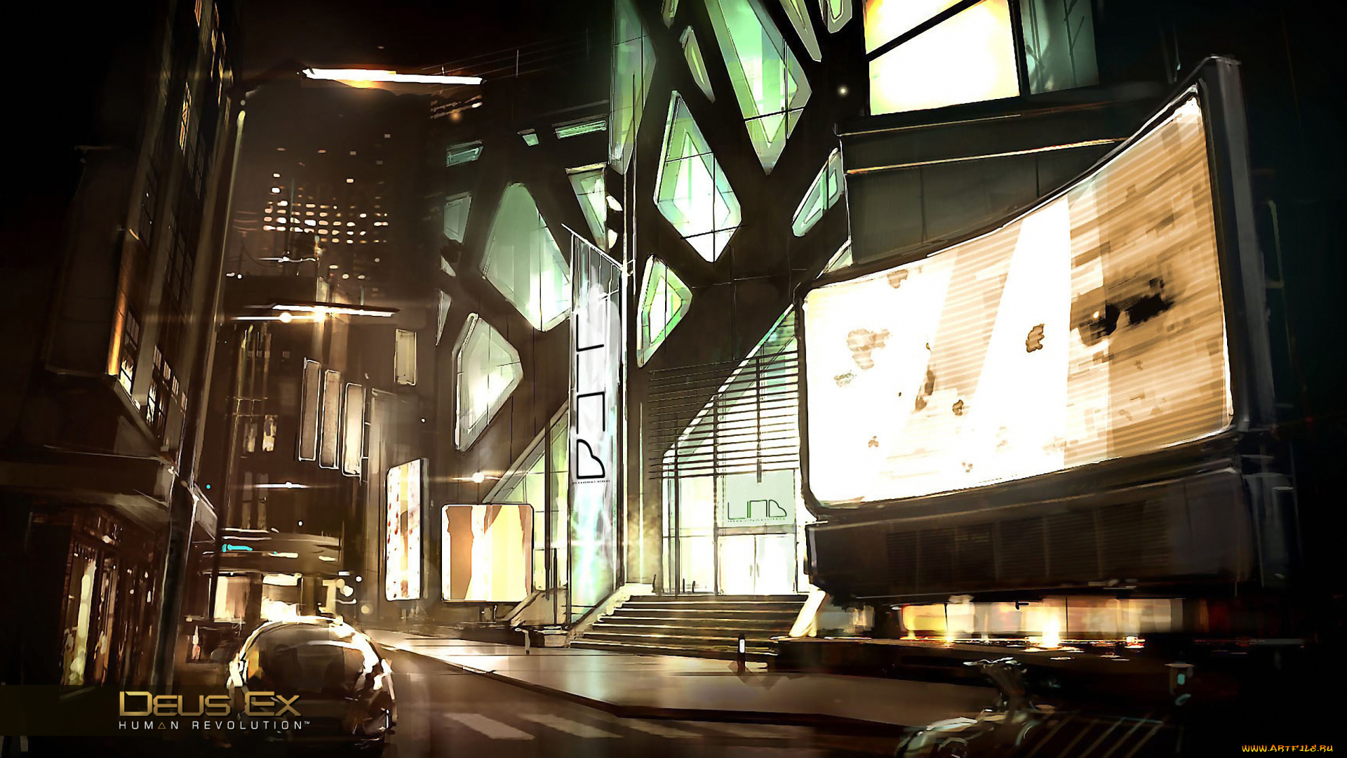 deus, ex, human, revolution, concept, art, видео, игры