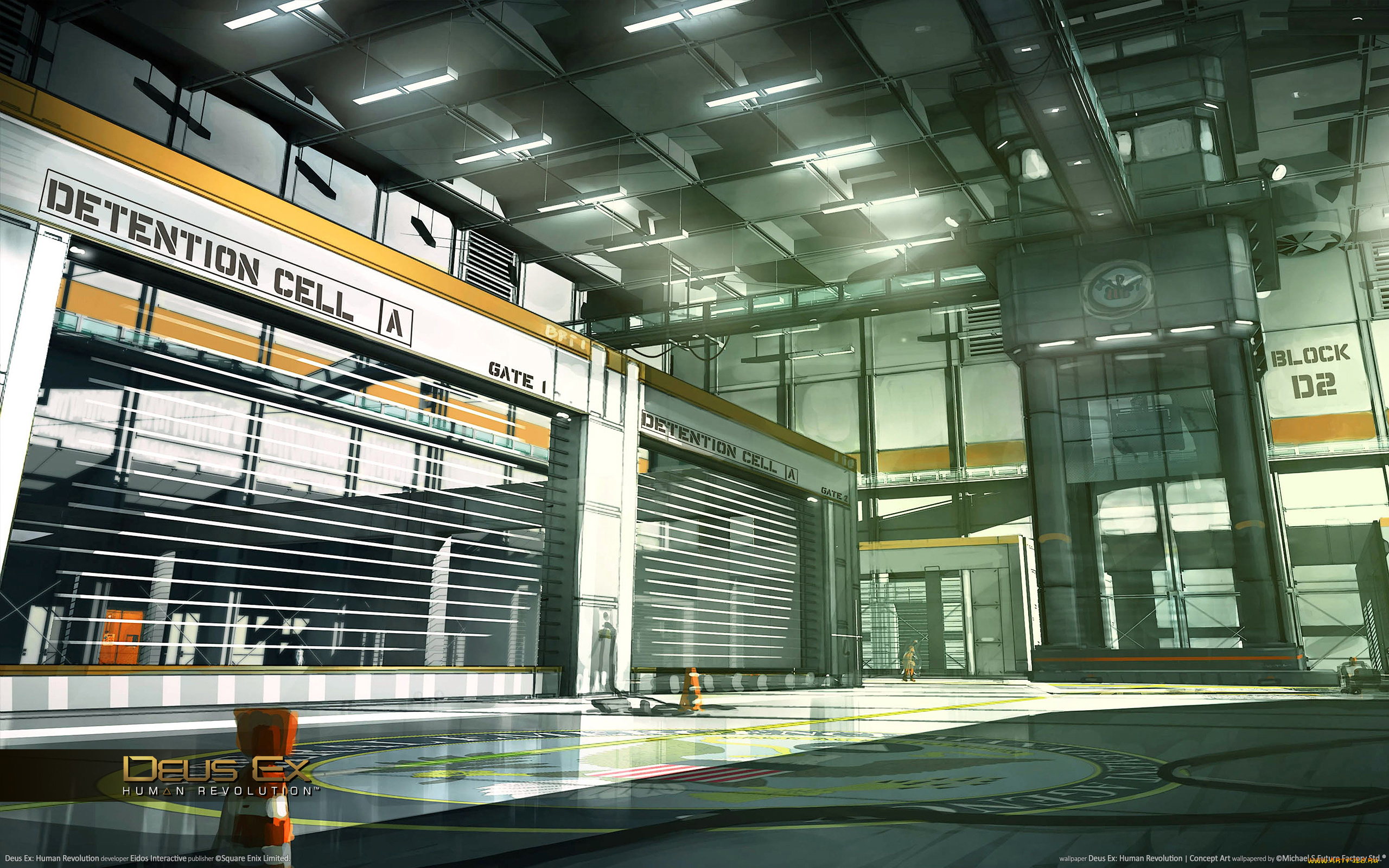 deus, ex, human, revolution, concept, art, видео, игры