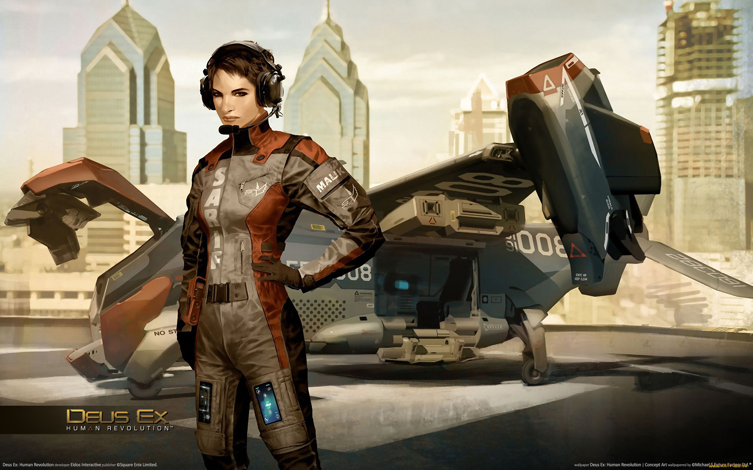 deus, ex, human, revolution, concept, art, видео, игры