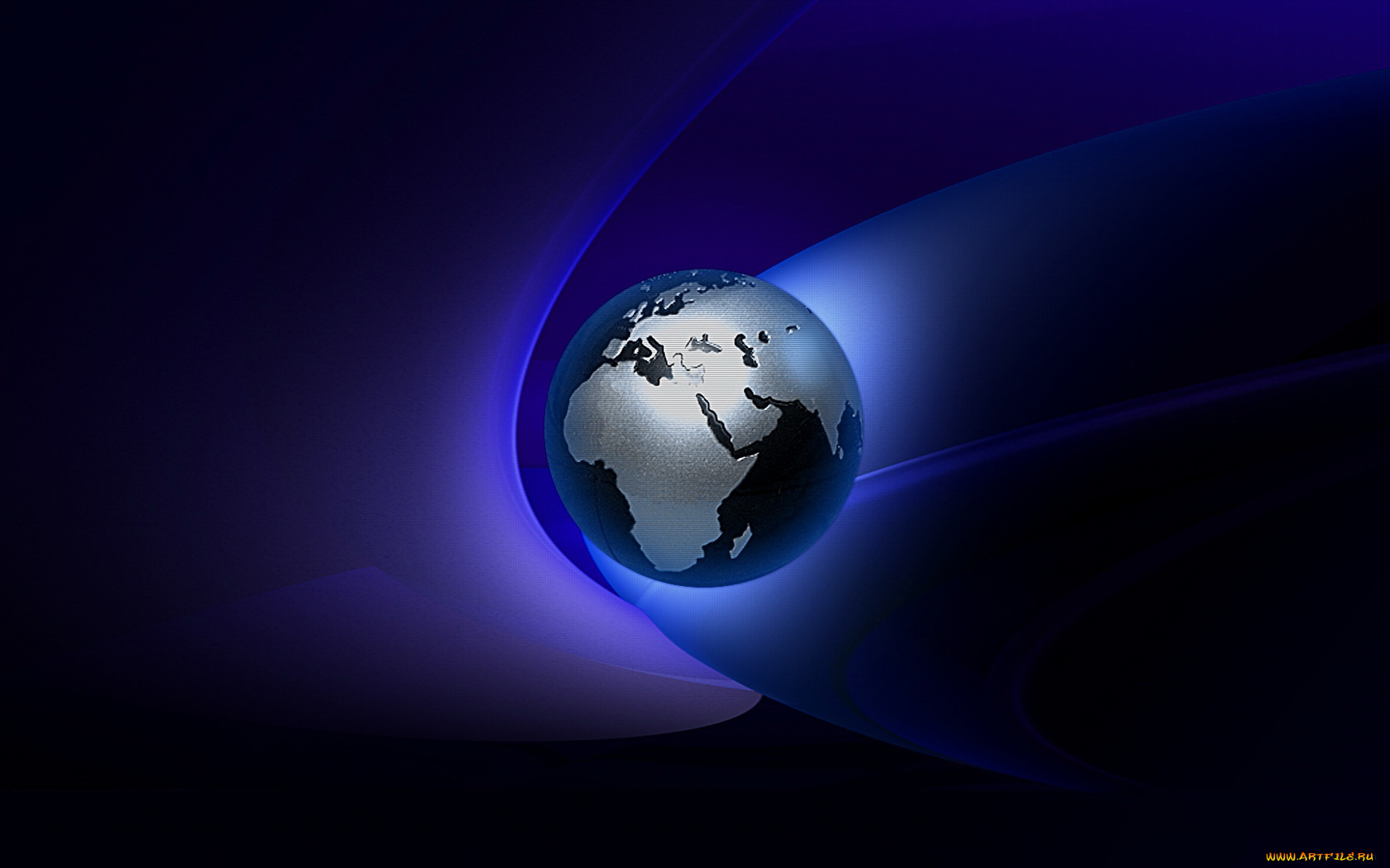 космос, арт, земля, материки, графика