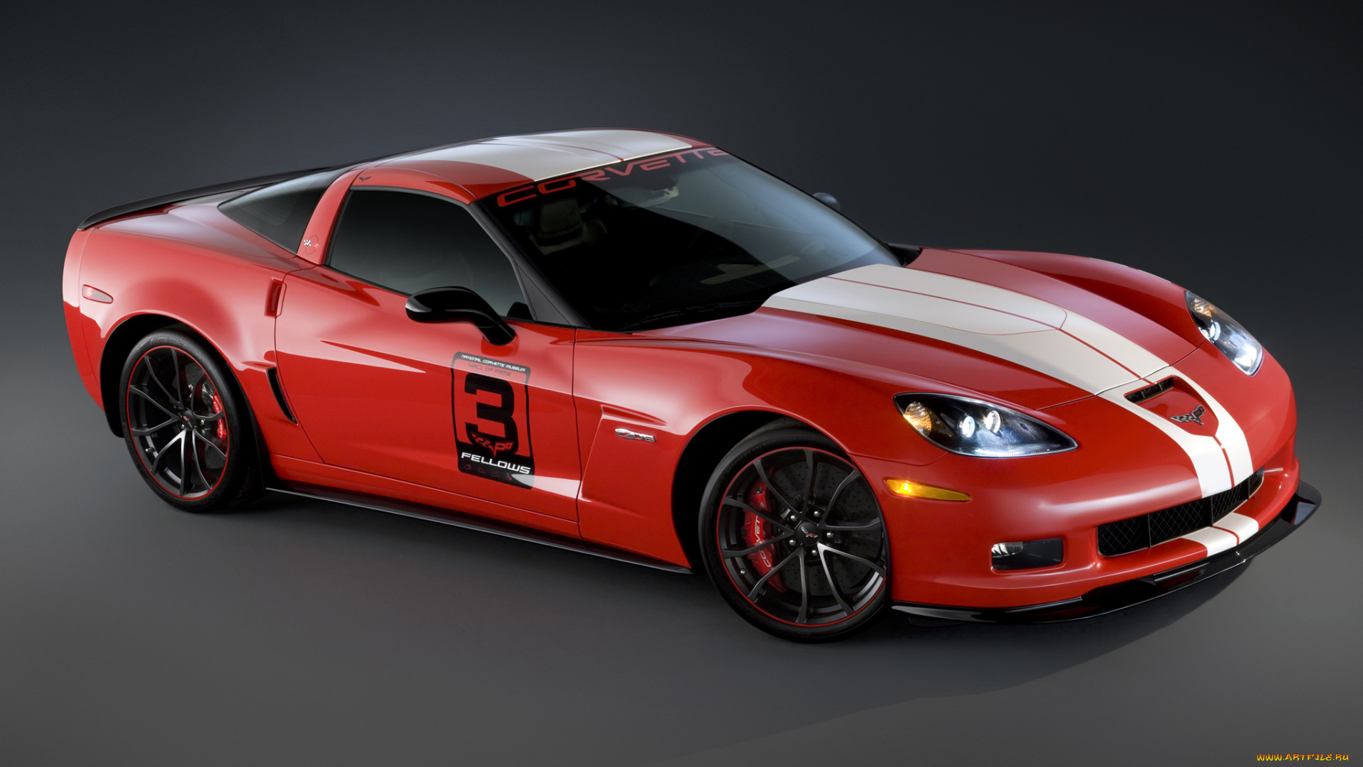 corvette, z06, ron, fellows, hall, of, fame, tribute, concept, автомобили