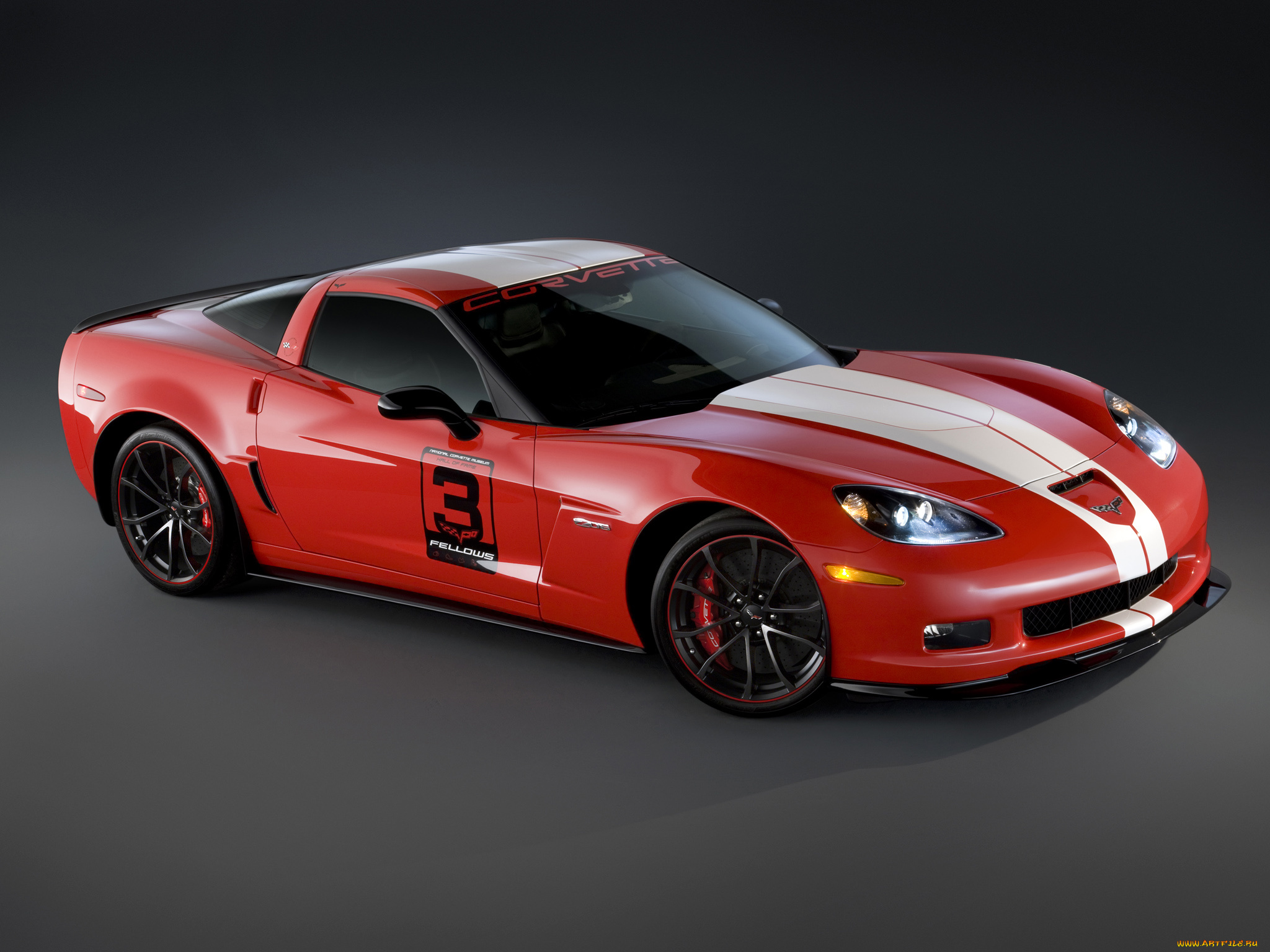 corvette, z06, ron, fellows, hall, of, fame, tribute, concept, автомобили