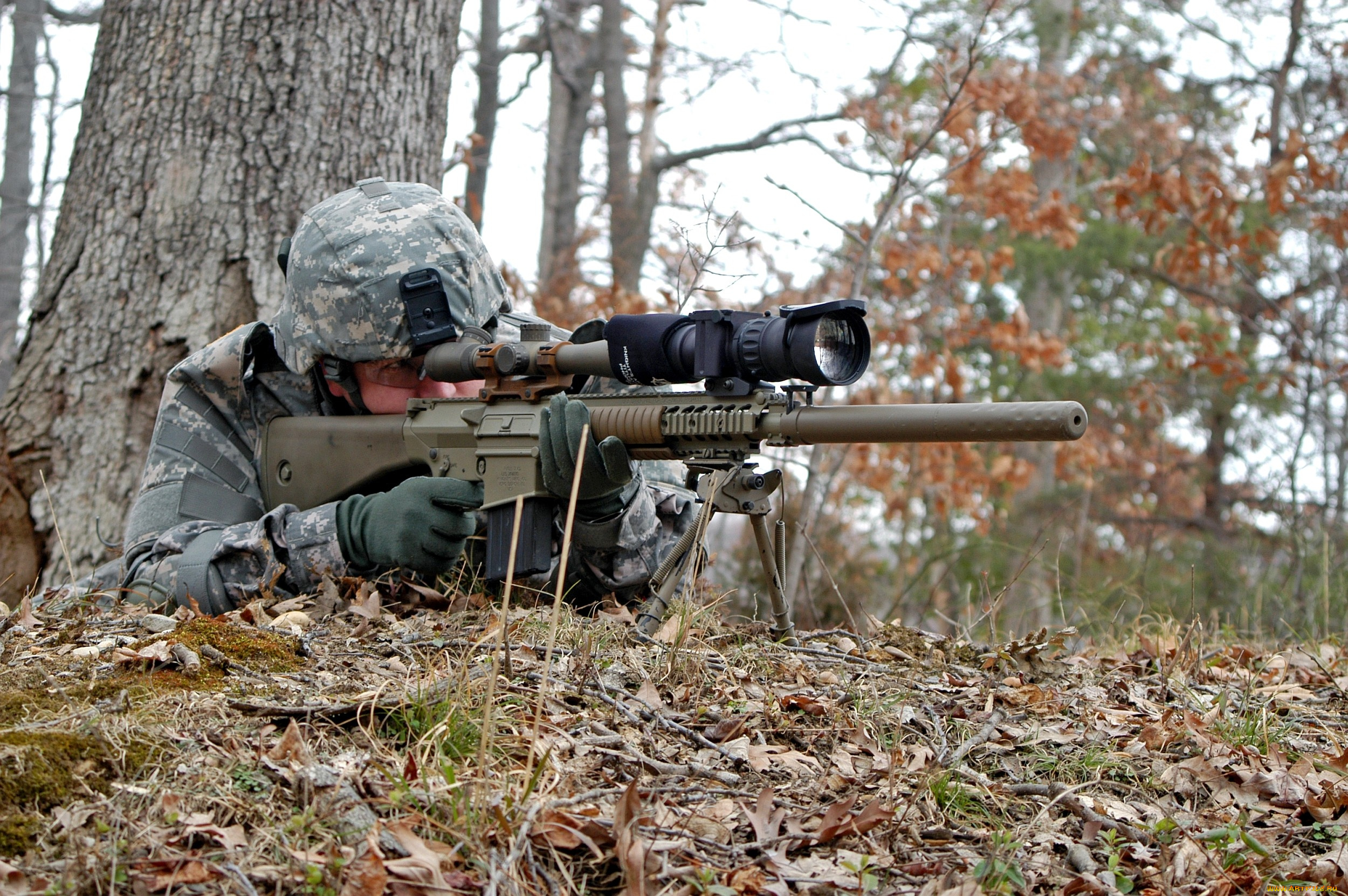 оружие, армия, спецназ, снайпер, солдат, прицел