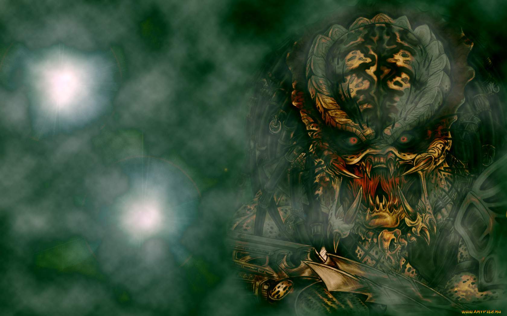 хищник, фэнтези, существа, предатор, predator, пришелец