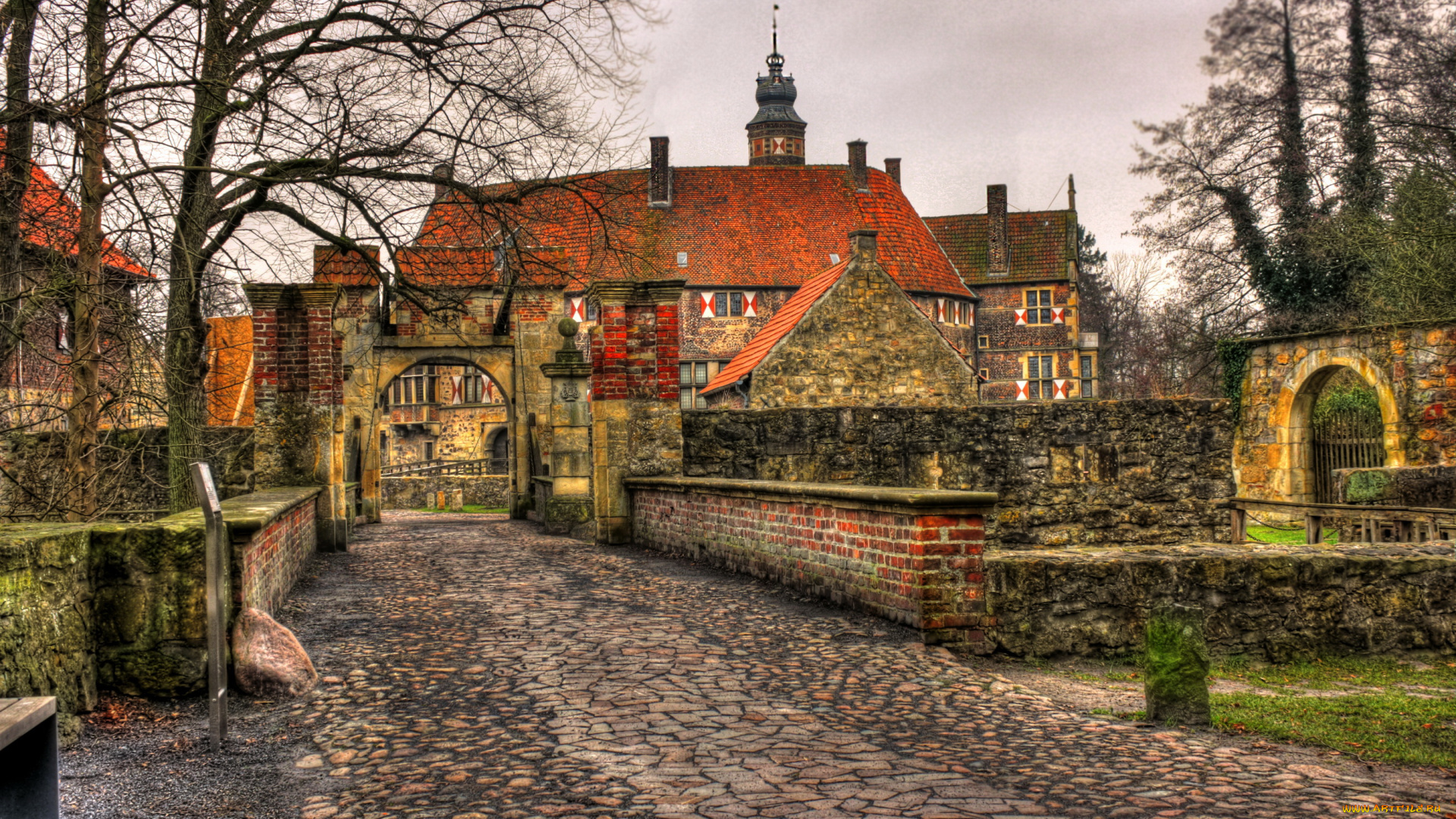 burg, vischering, германия, города, дворцы, замки, крепости, замок