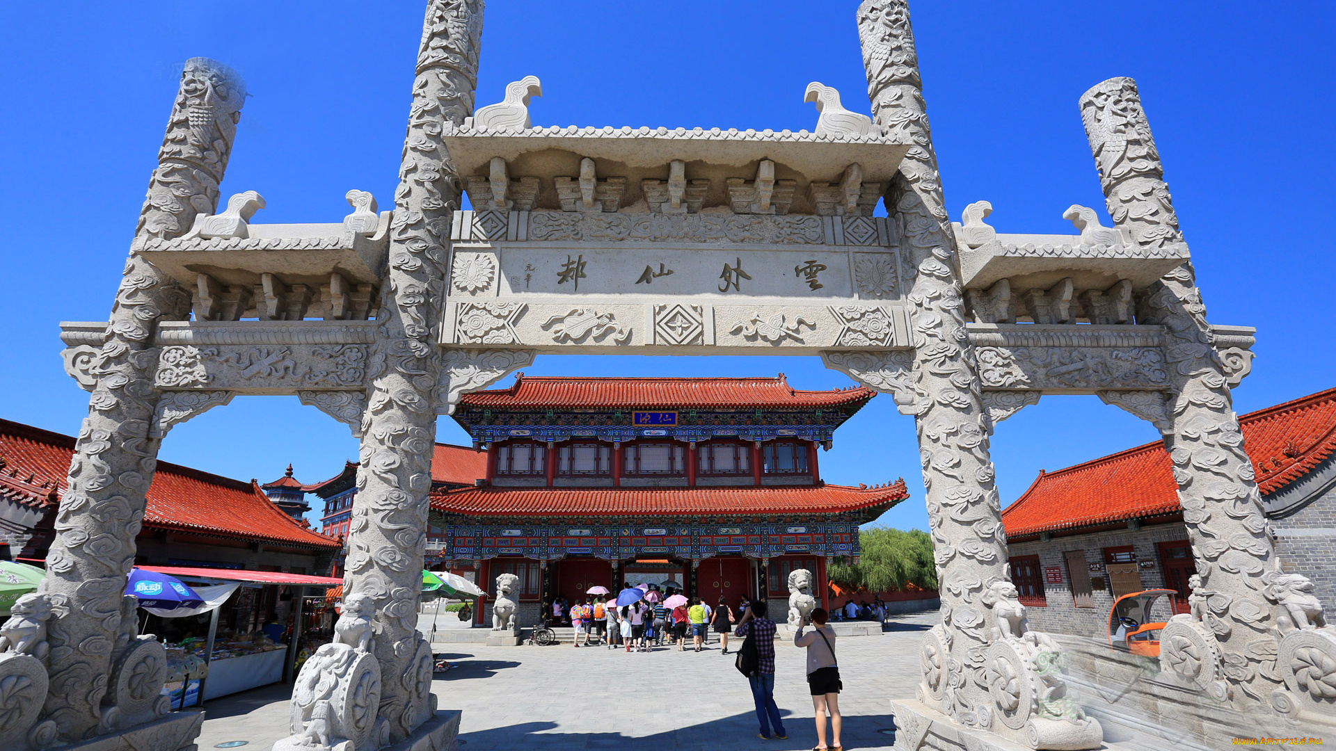 города, буддистские, другие, храмы, храм, шаньдун