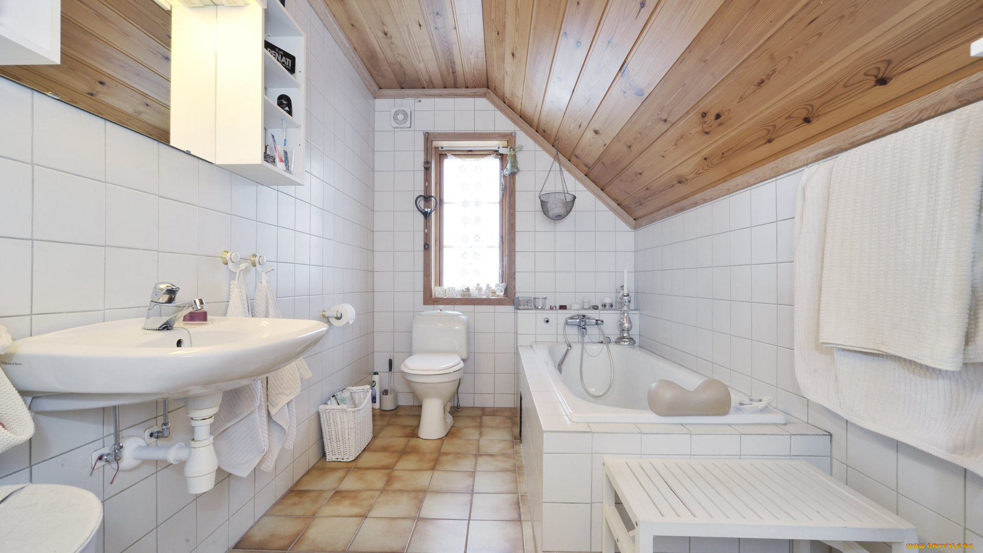 интерьер, ванная, туалетная, комнаты