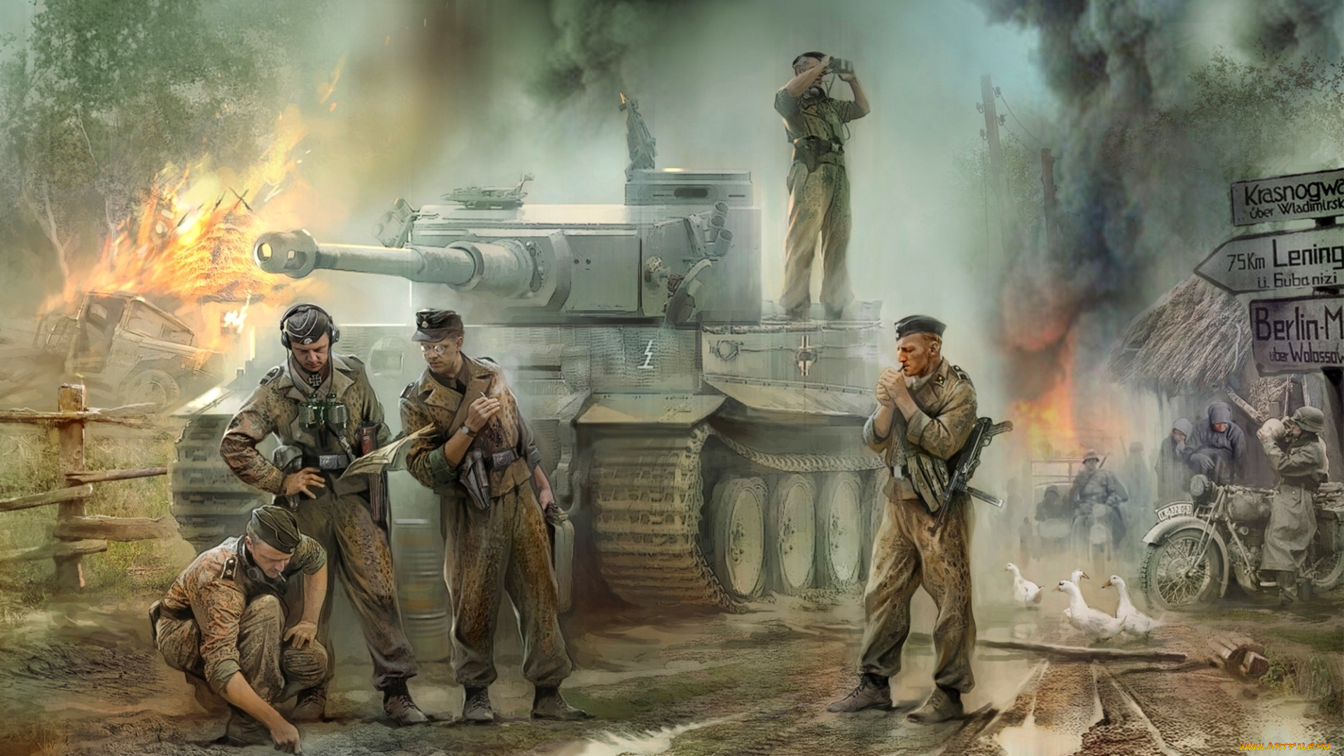 рисованные, армия, рисунок