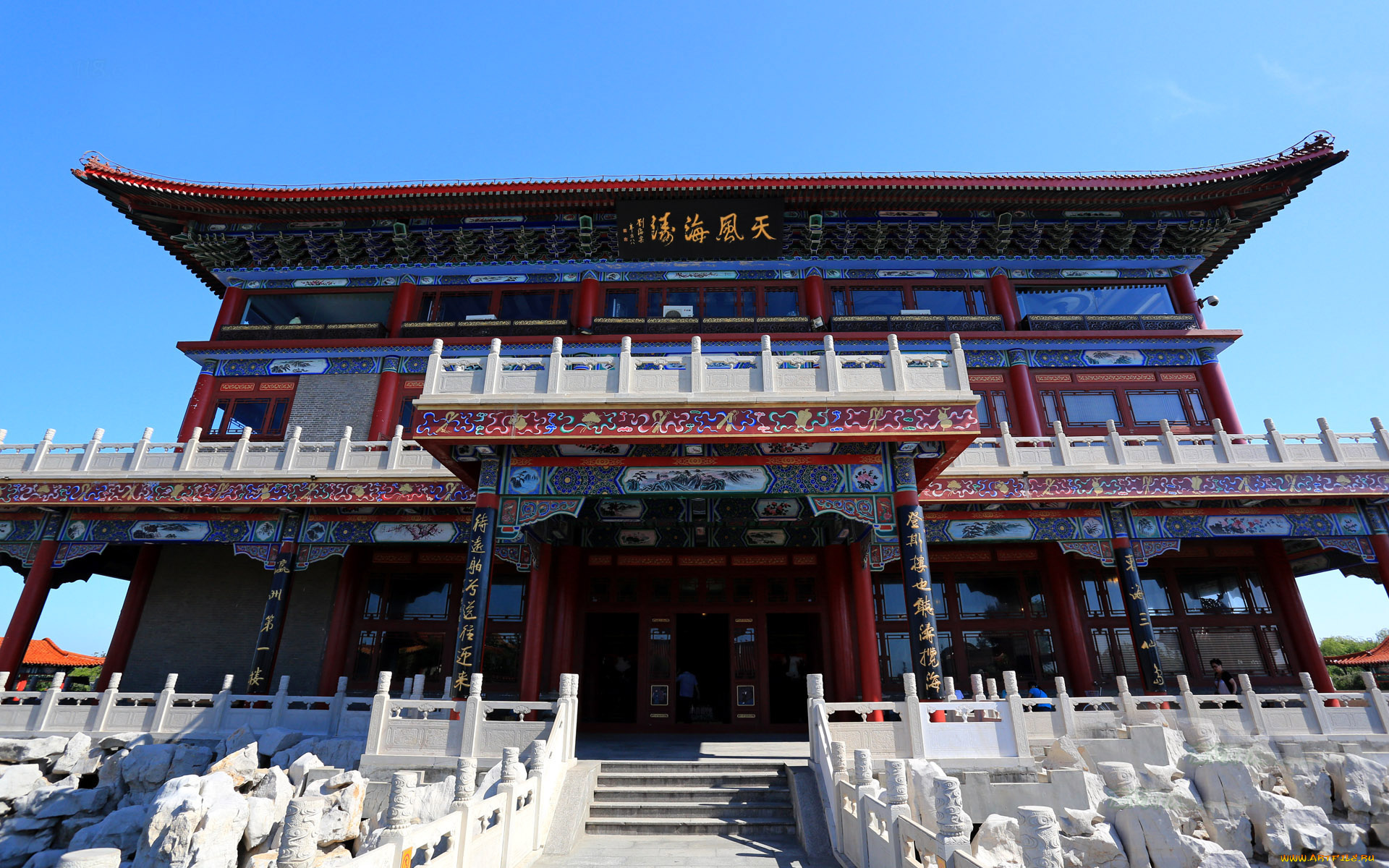 города, буддистские, другие, храмы, храм, шаньдун