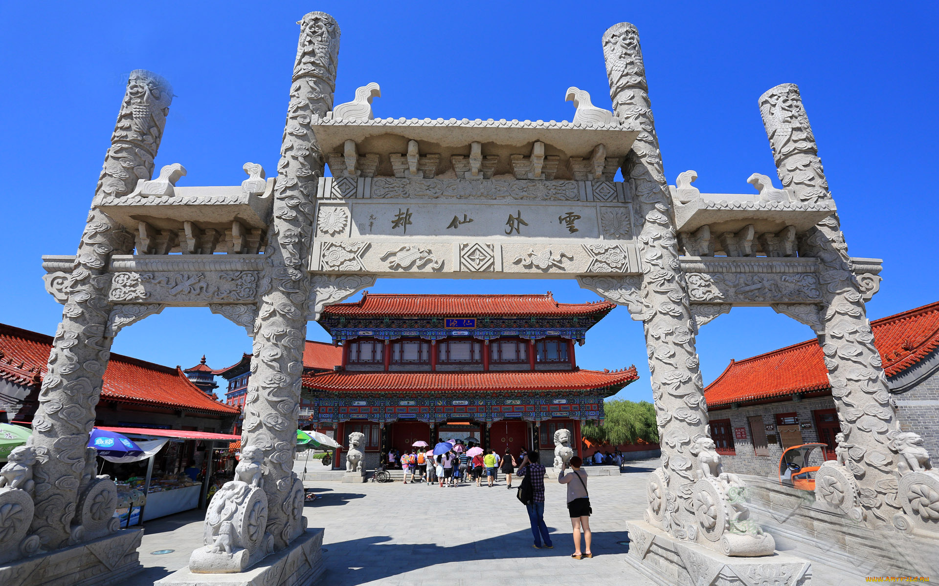 города, буддистские, другие, храмы, храм, шаньдун