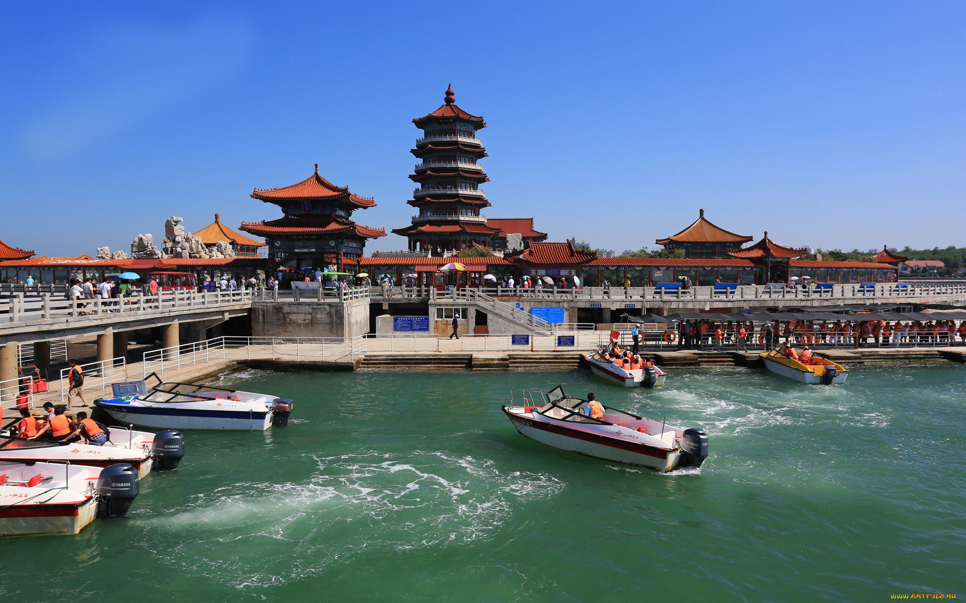 города, буддистские, другие, храмы, шаньдун, храм