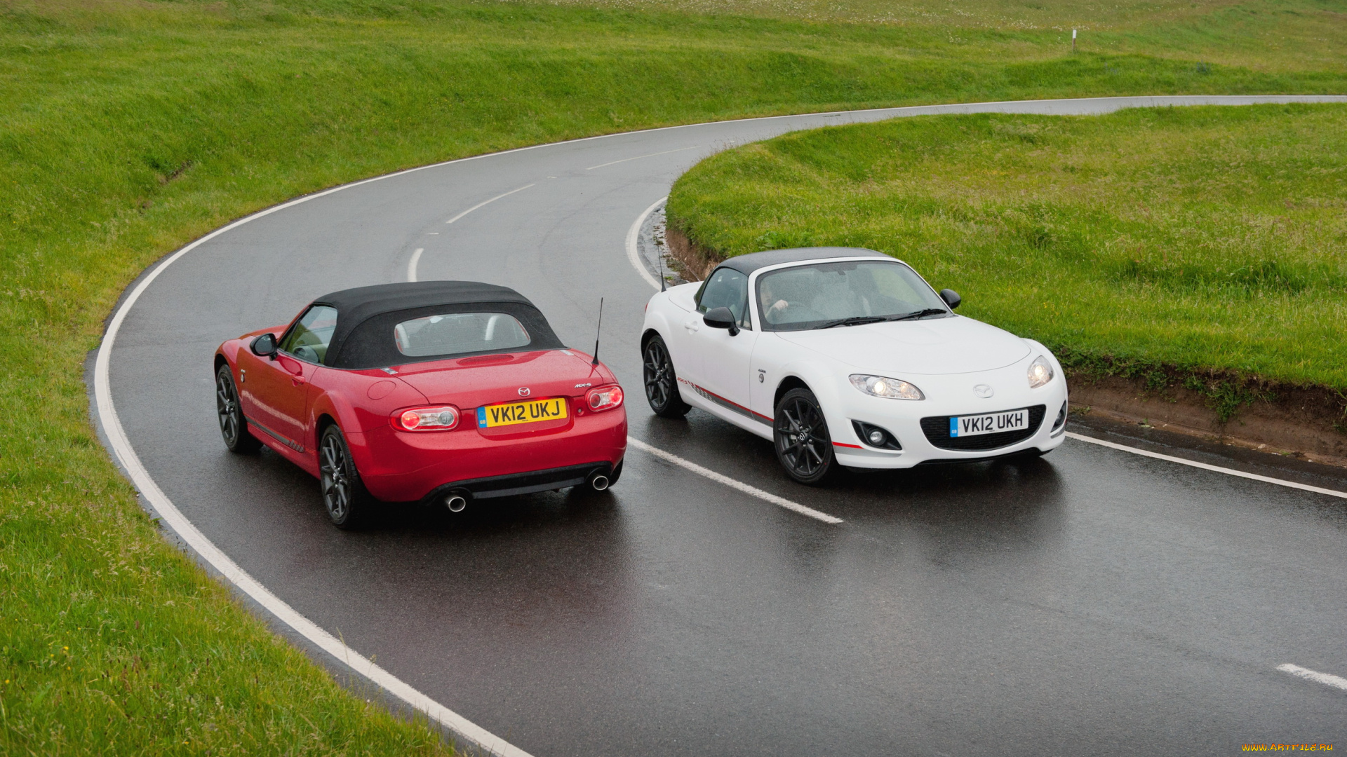 2012, mazda, mx, kuro, автомобили, дорога