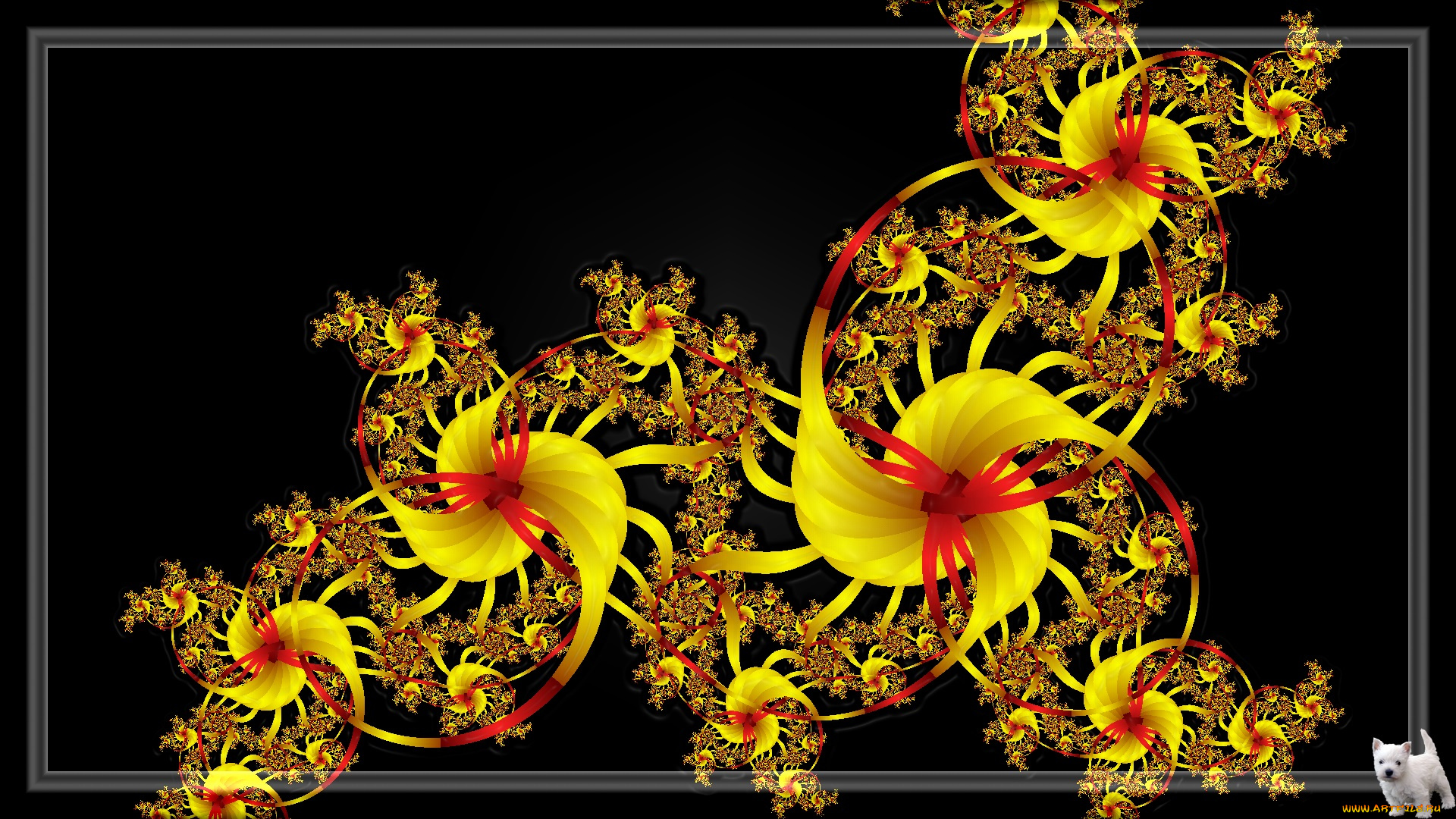 3д, графика, fractal, фракталы, фон, цвета, узор