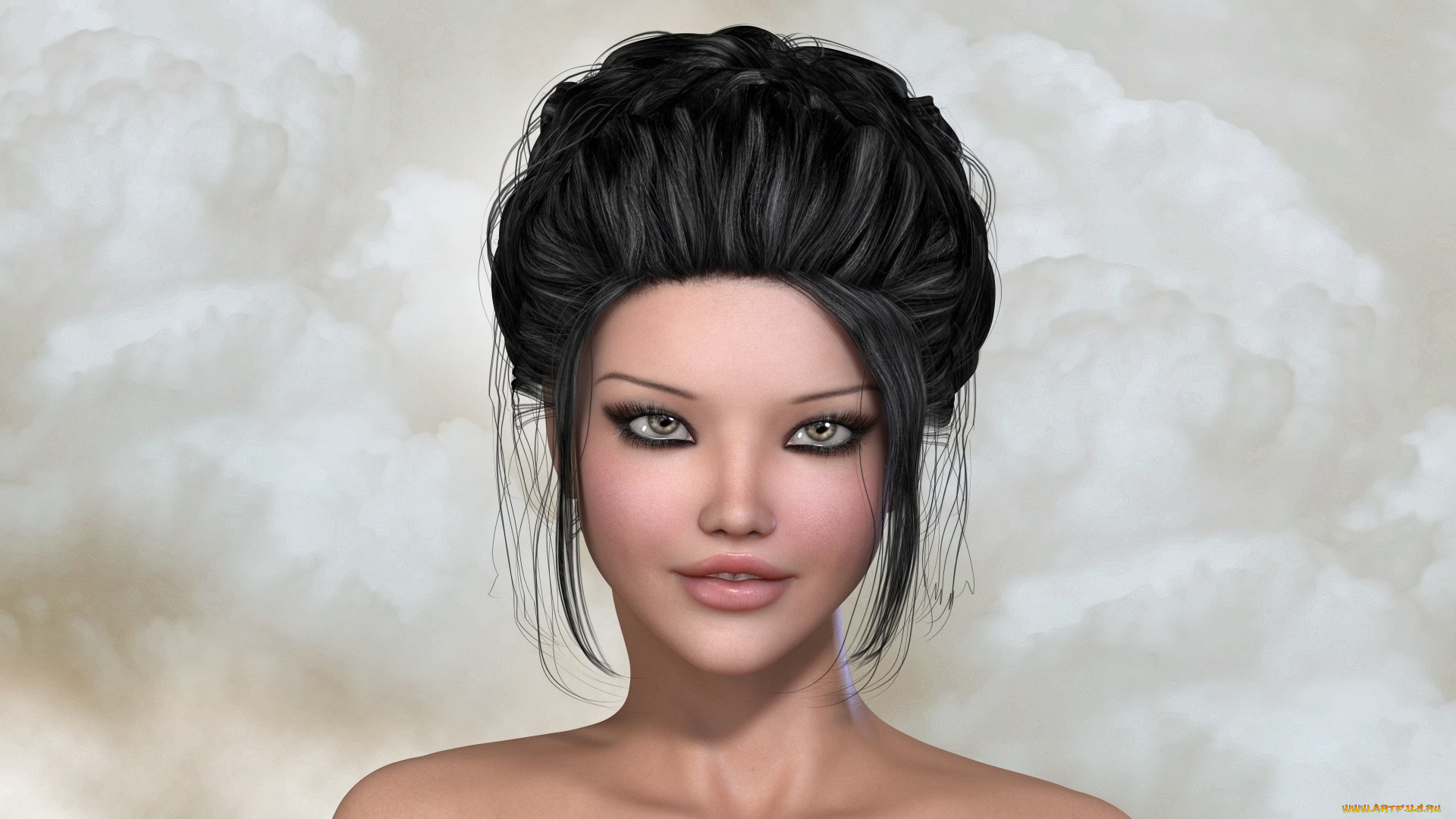 3д, графика, portraits, портрет, лицо