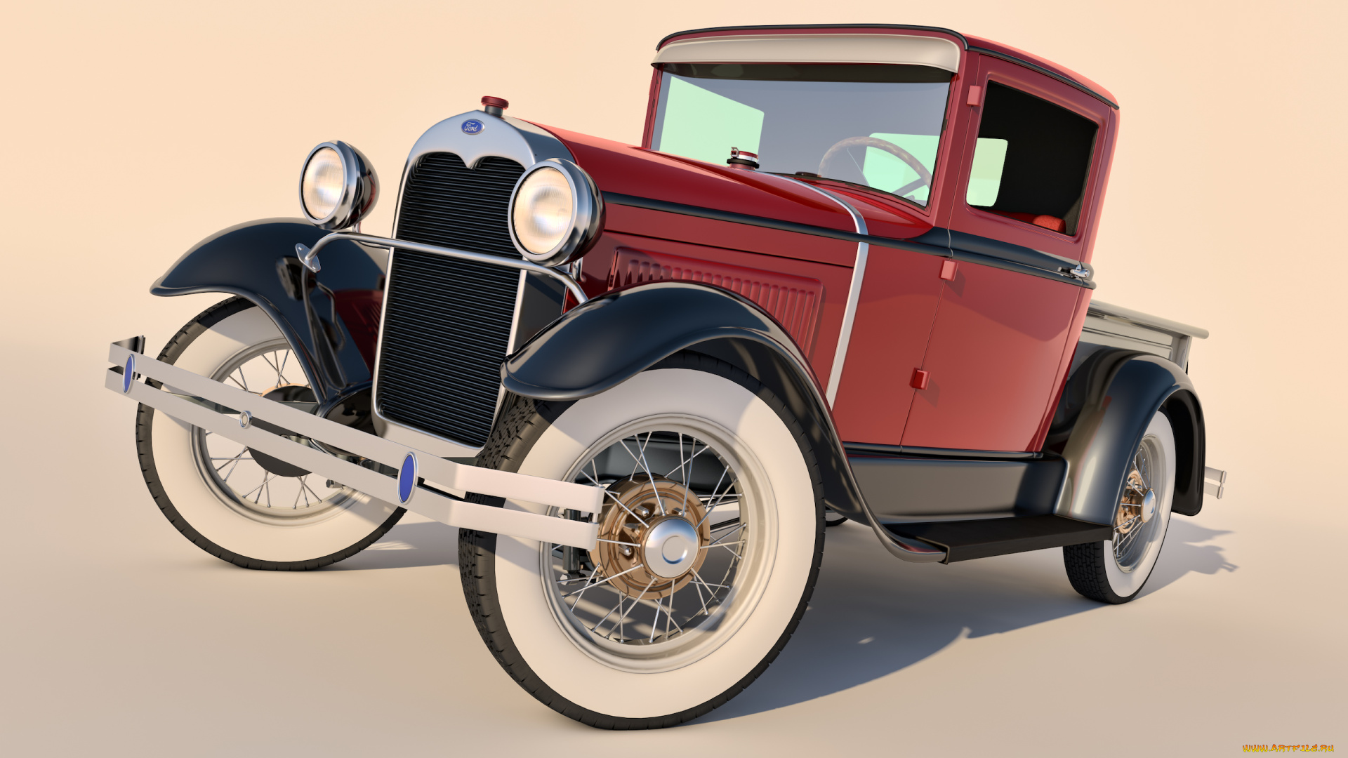 автомобили, 3д, ford, 1930