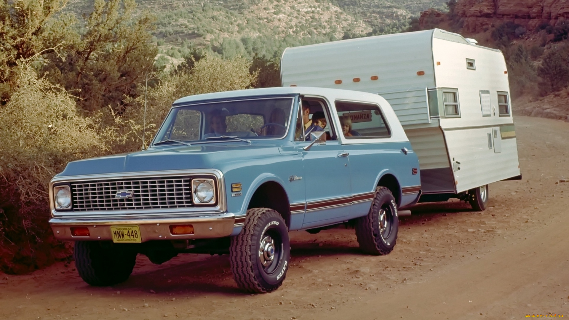 автомобили, chevrolet, прицеп