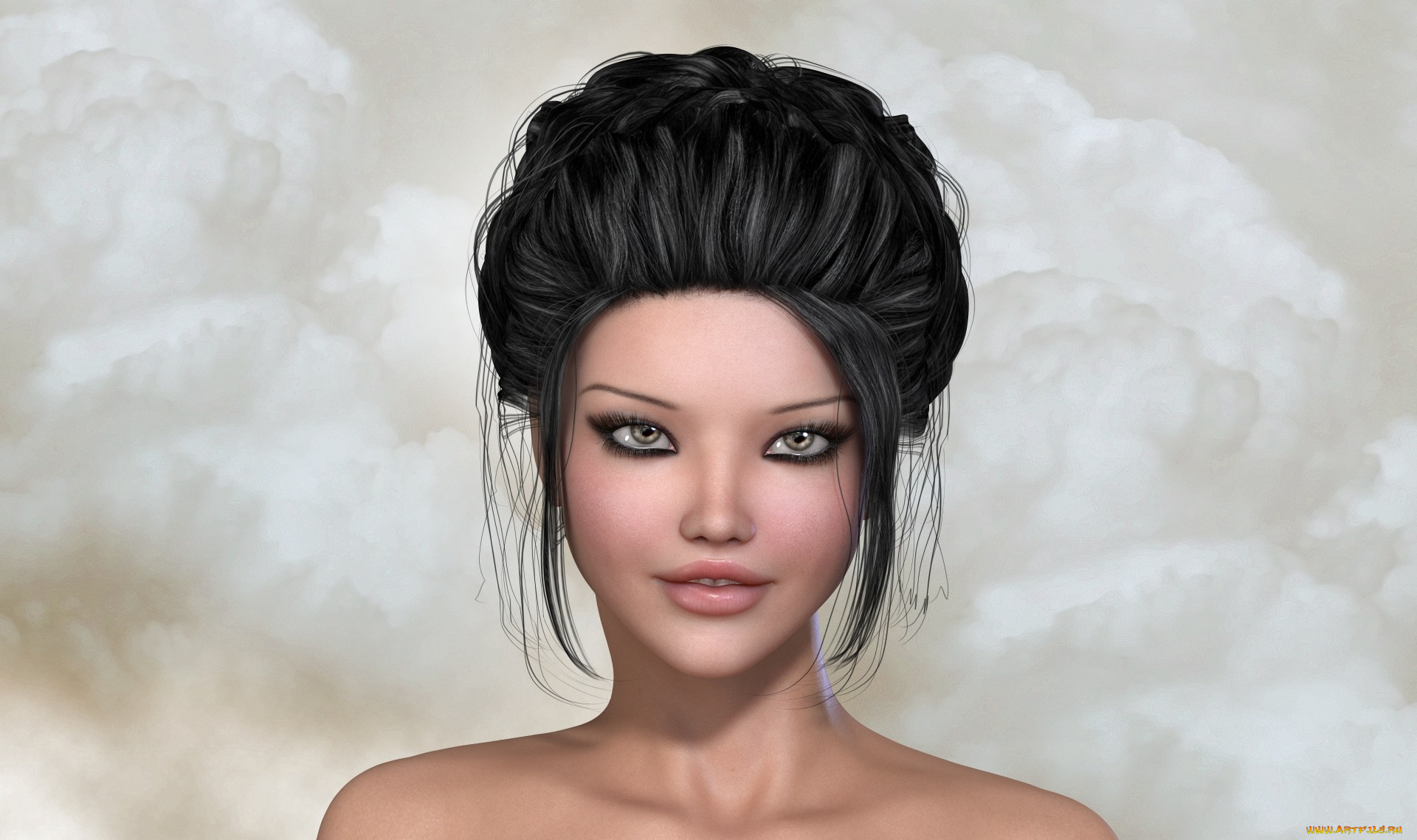 3д, графика, portraits, портрет, лицо