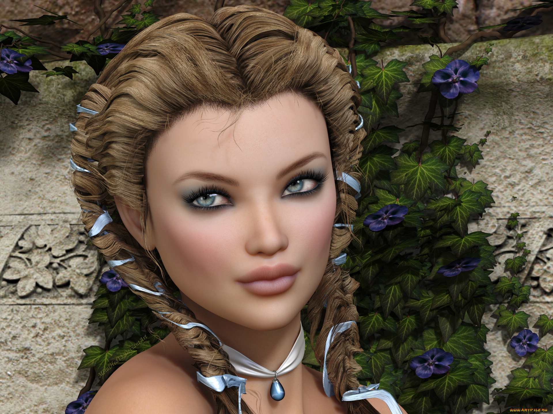 tahlia, by, metalhed13, 3д, графика, portraits, портрет, рендер, девушка