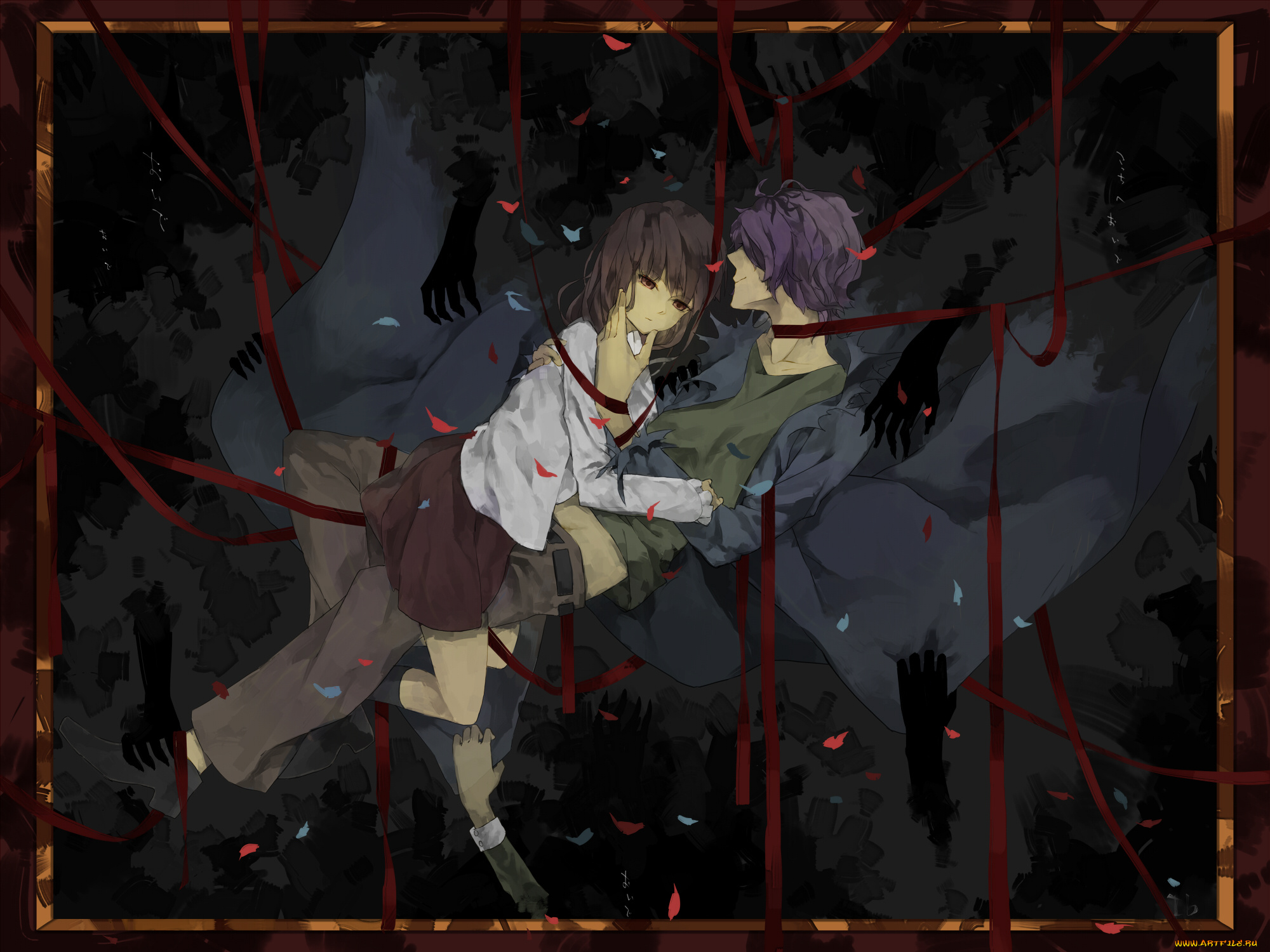 аниме, ib, garry, eve