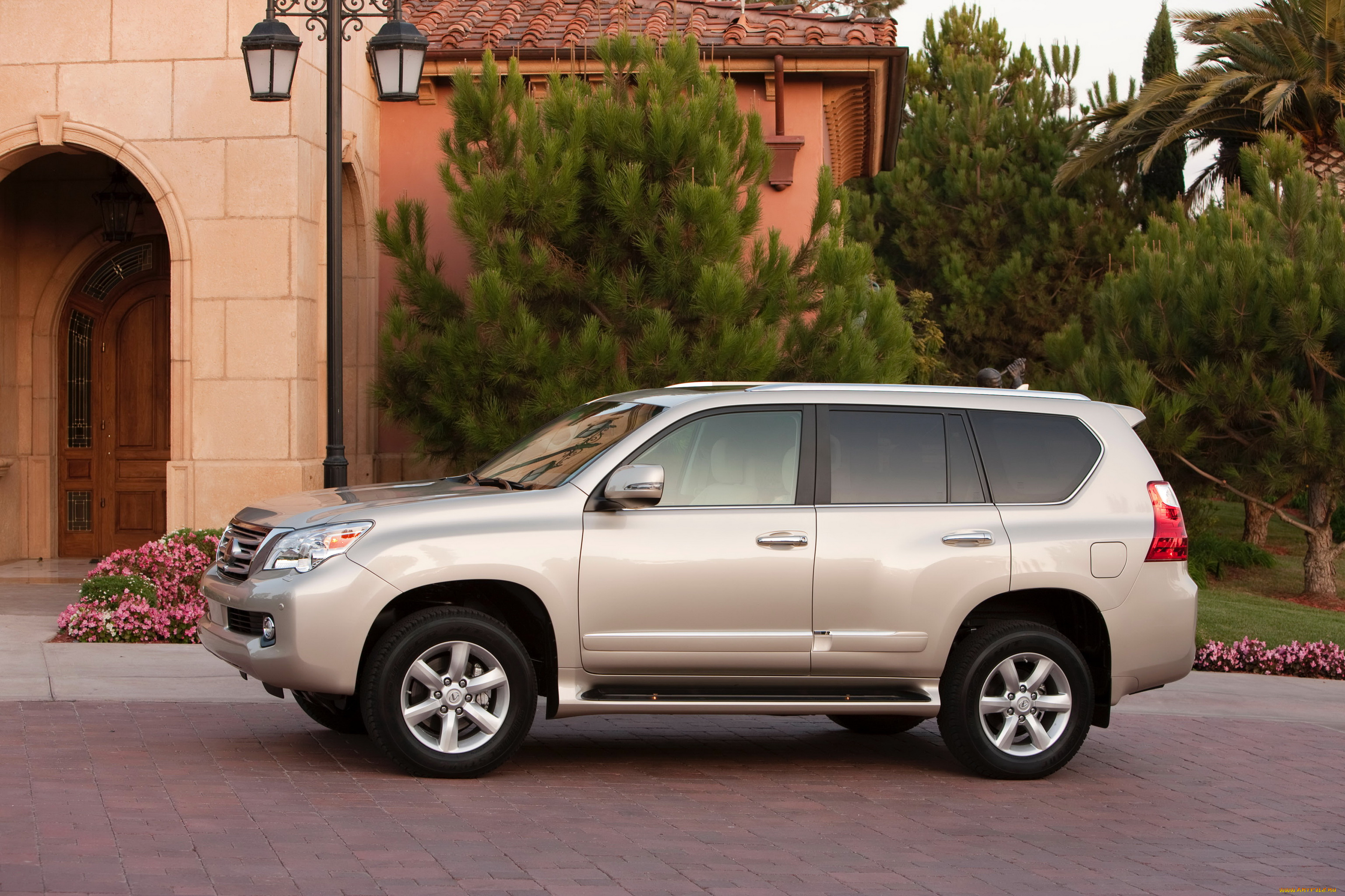 2010, lexus, gx460, автомобили, парк, дом