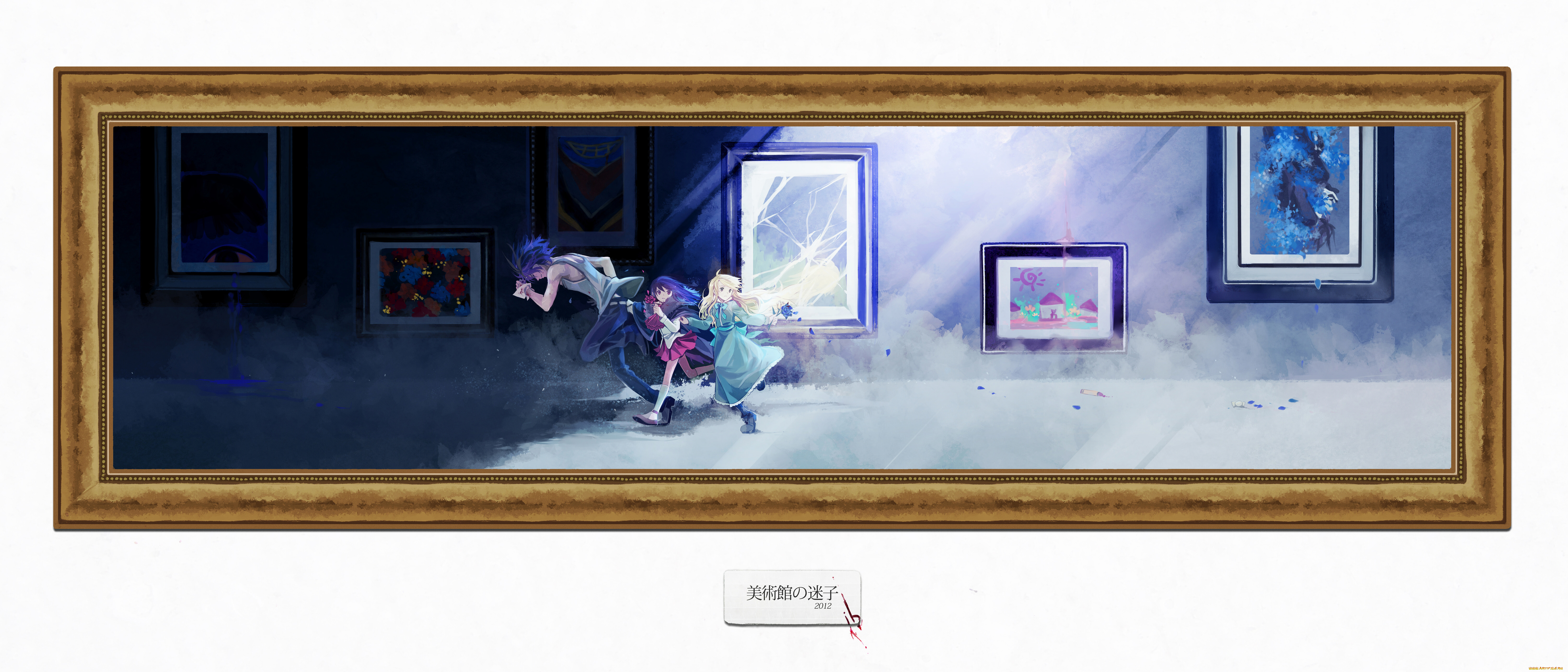 by, chris, pixiv, аниме, ib, garry, eve, mary