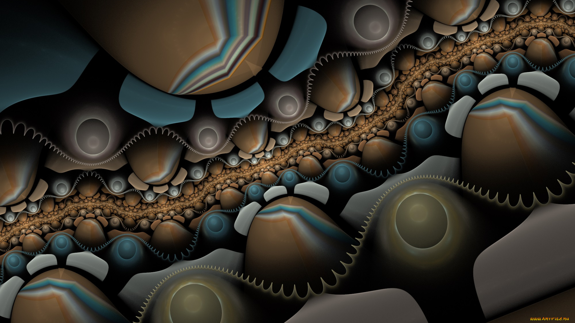 3д, графика, фракталы, , fractal, цвета, фон, узор