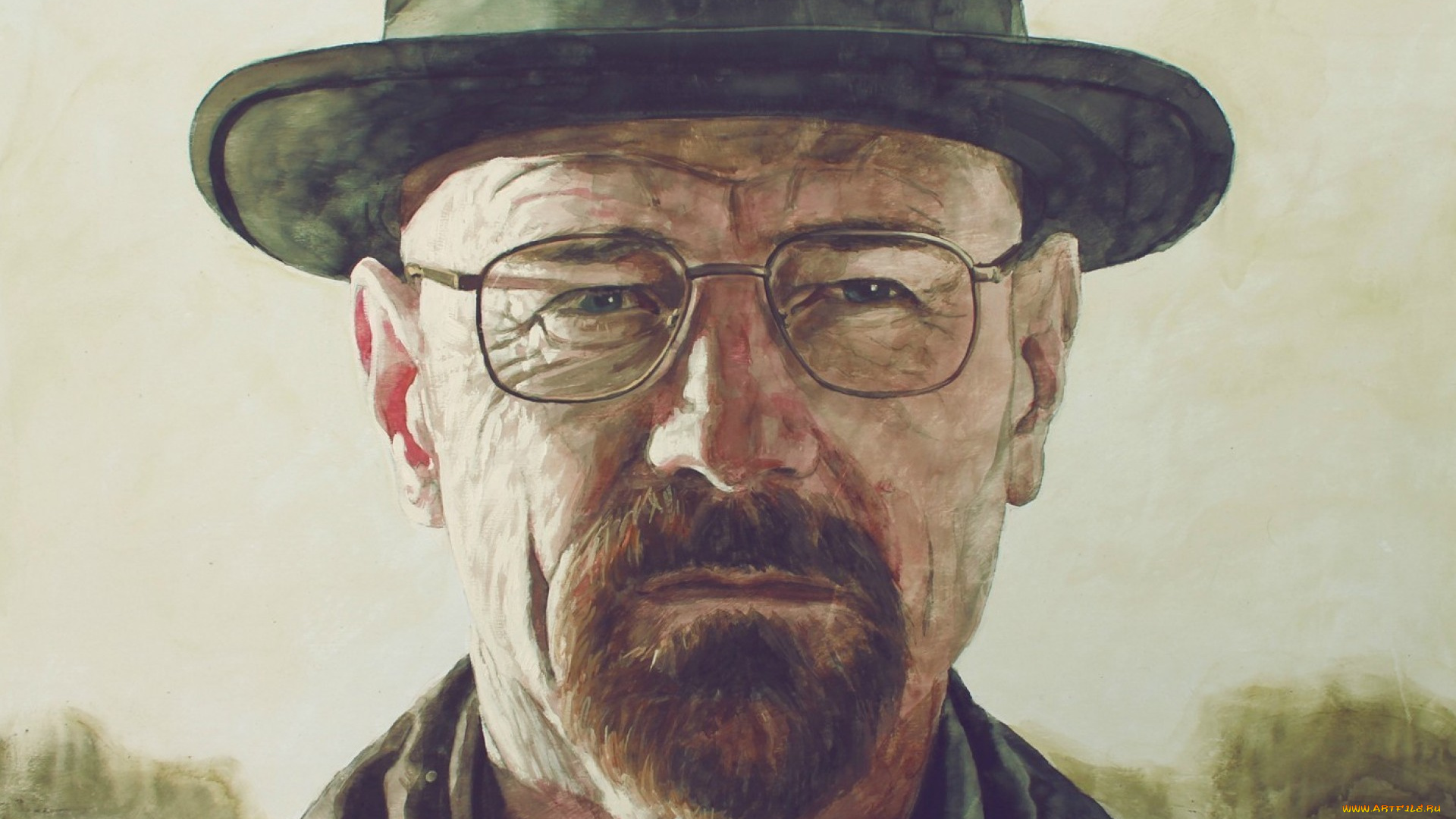 рисованное, кино, heisenberg, breaking, bad, во, все, тяжкие