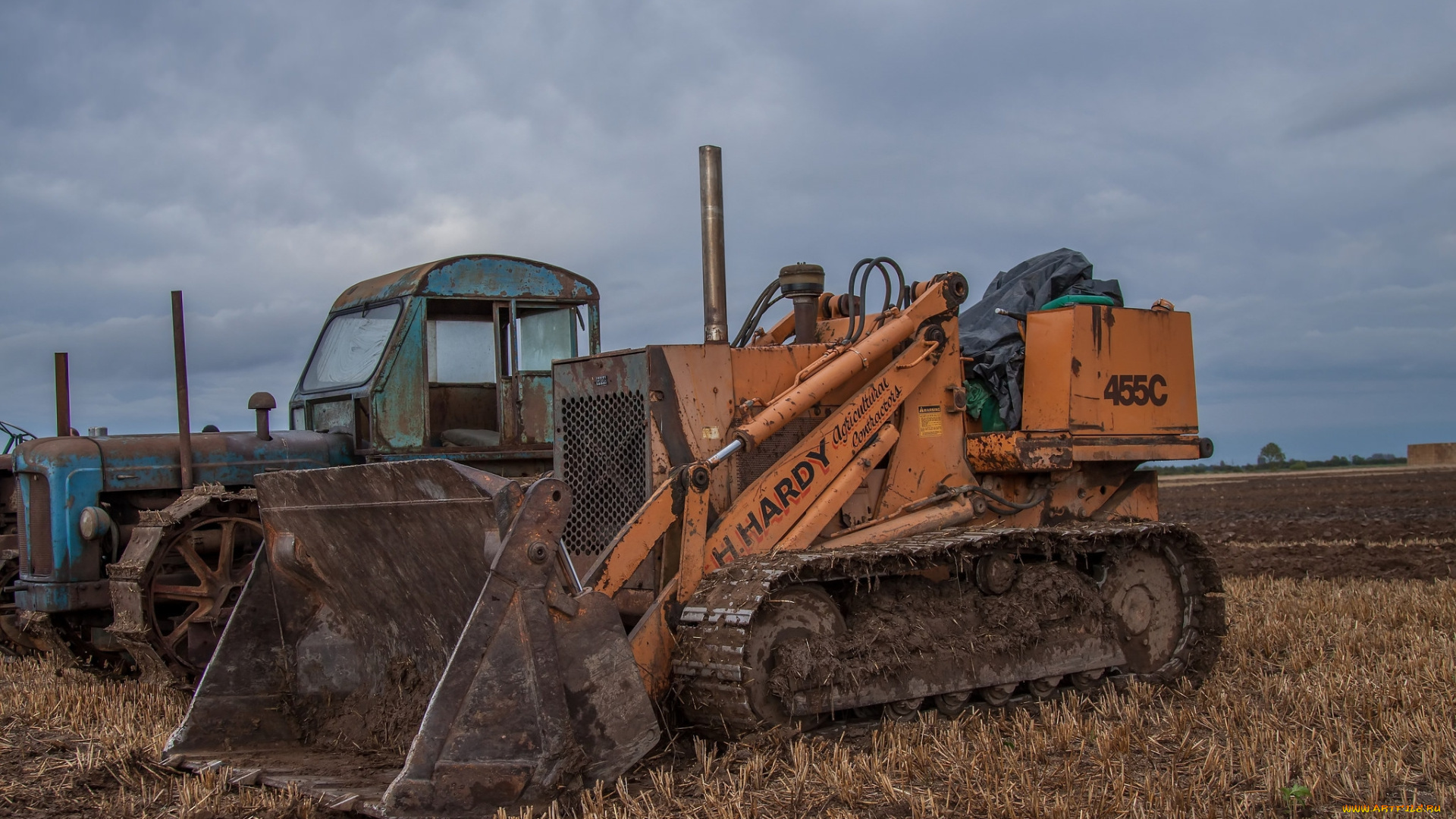 техника, бульдозеры, на, гусенецах, трактор