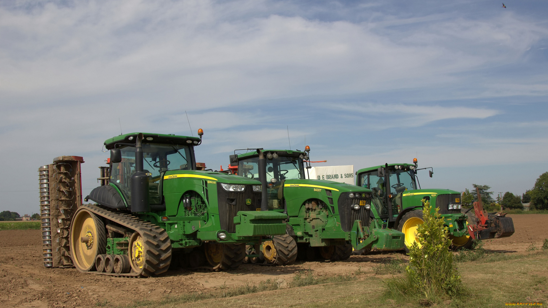 техника, тракторы, на, гусенецах, трактор