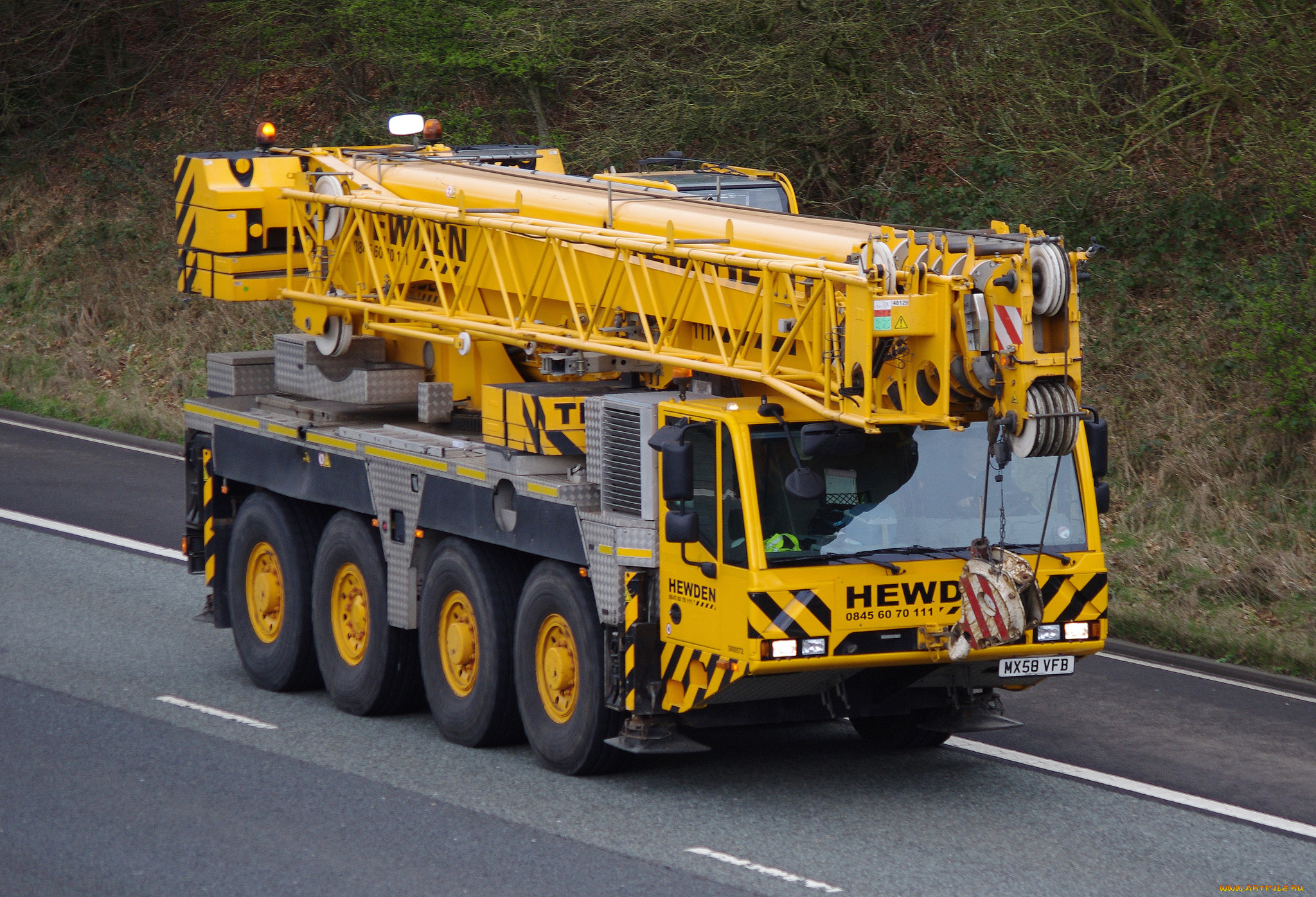 hewden, mobile, crane, техника, краны, автокран