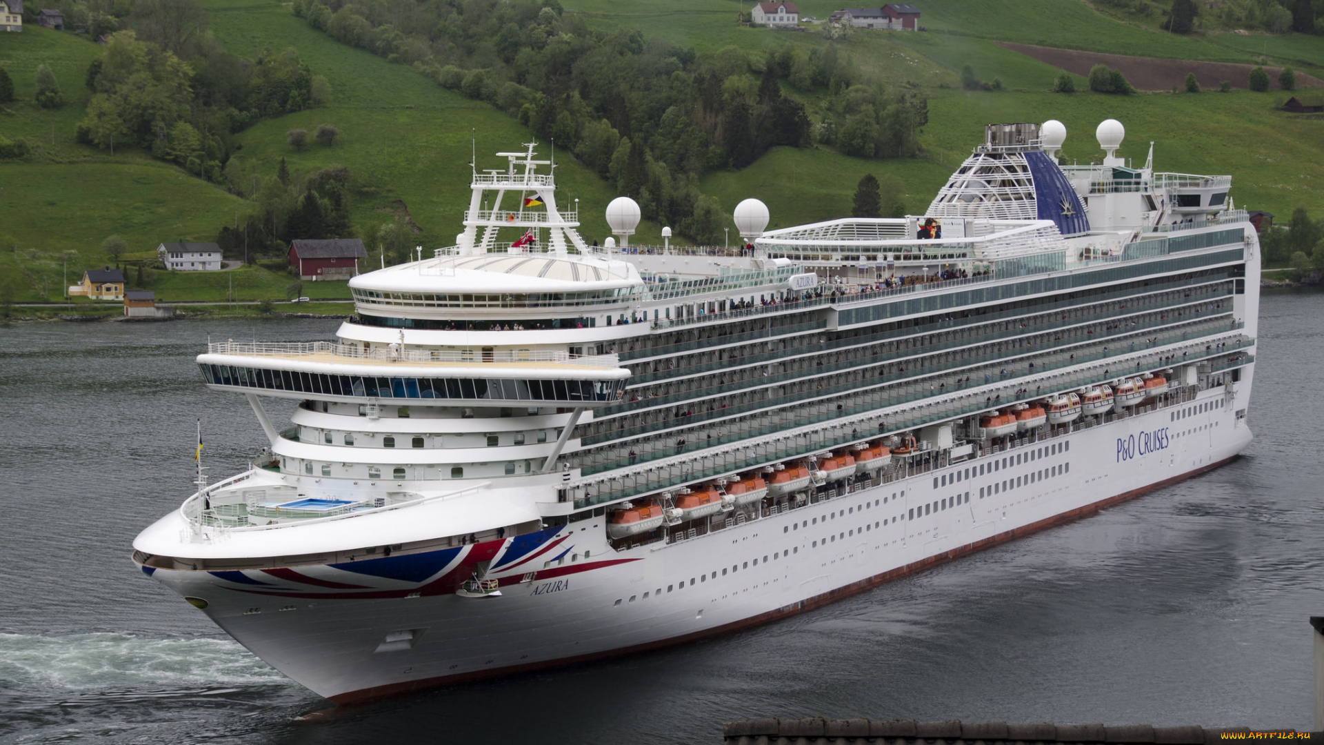 azura, корабли, лайнеры, круизный, лайнер