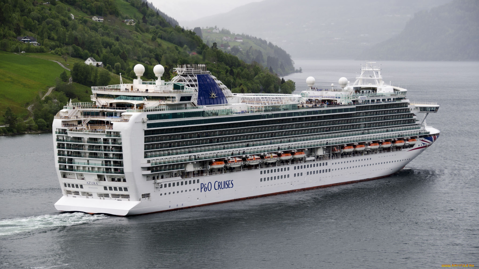azura, корабли, лайнеры, лайнер, круизный