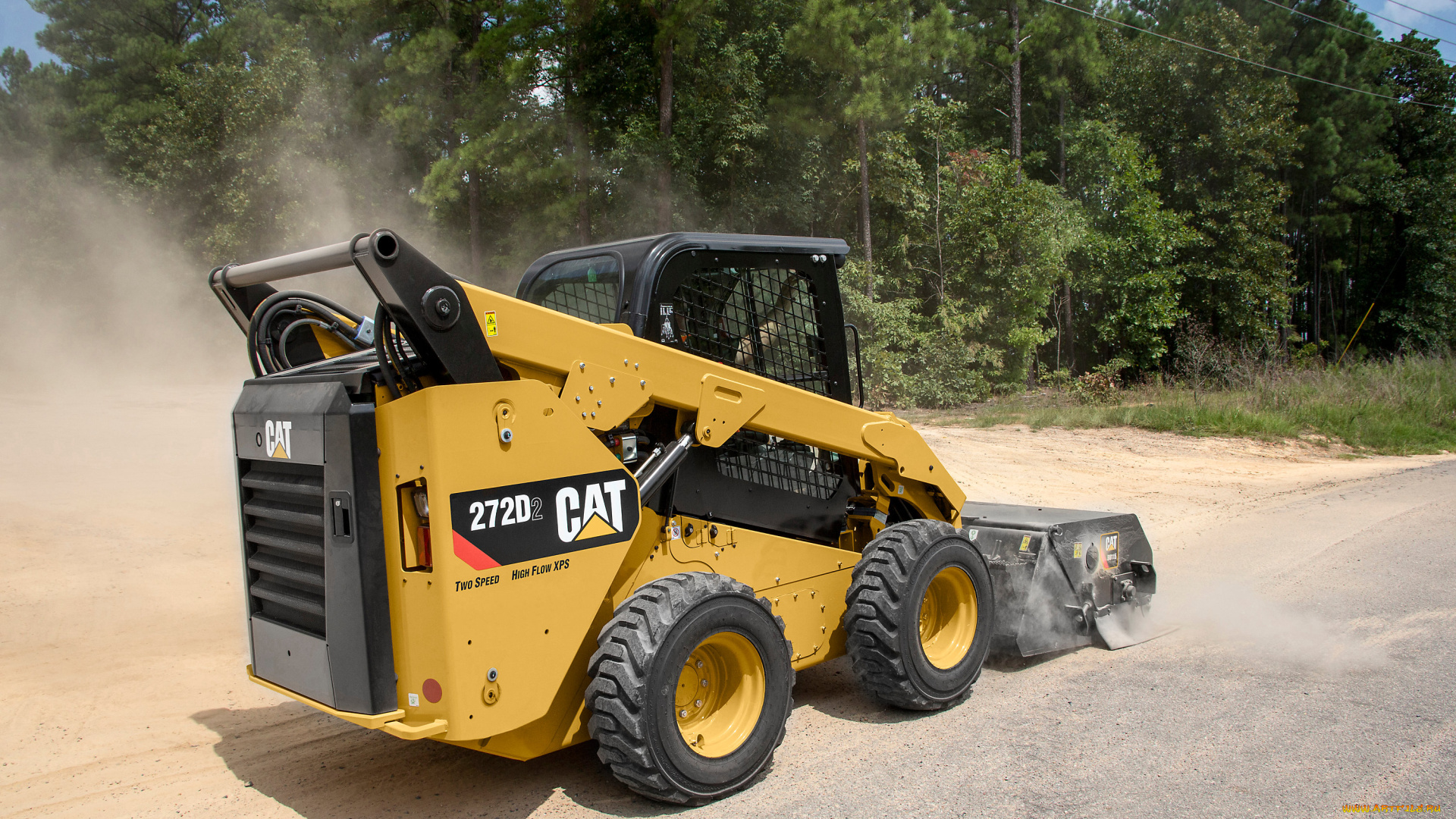 техника, фронтальные, погрузчики, caterpillar