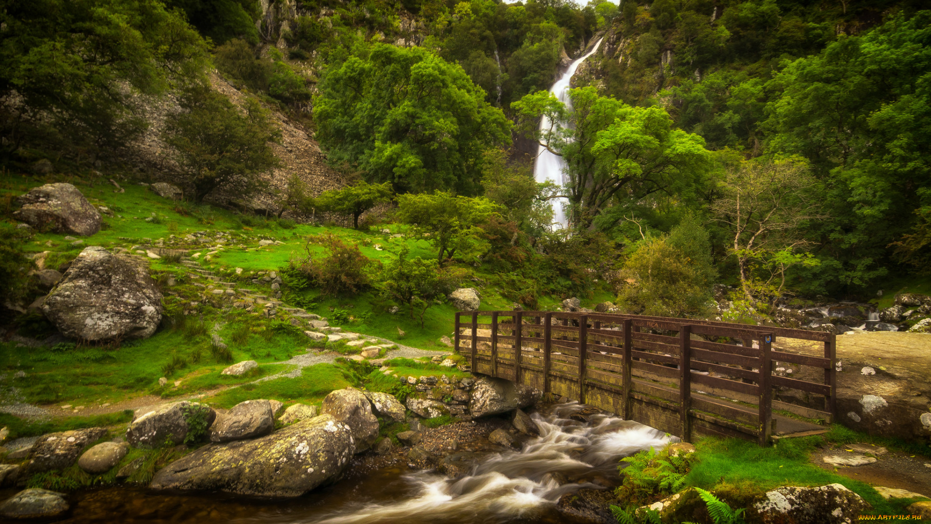 природа, водопады, простор