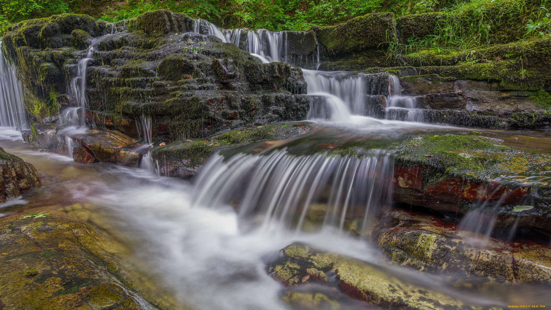 природа, водопады, простор