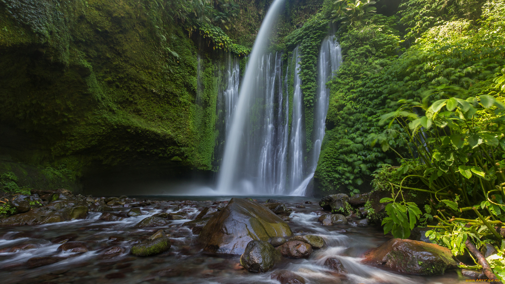 природа, водопады, простор
