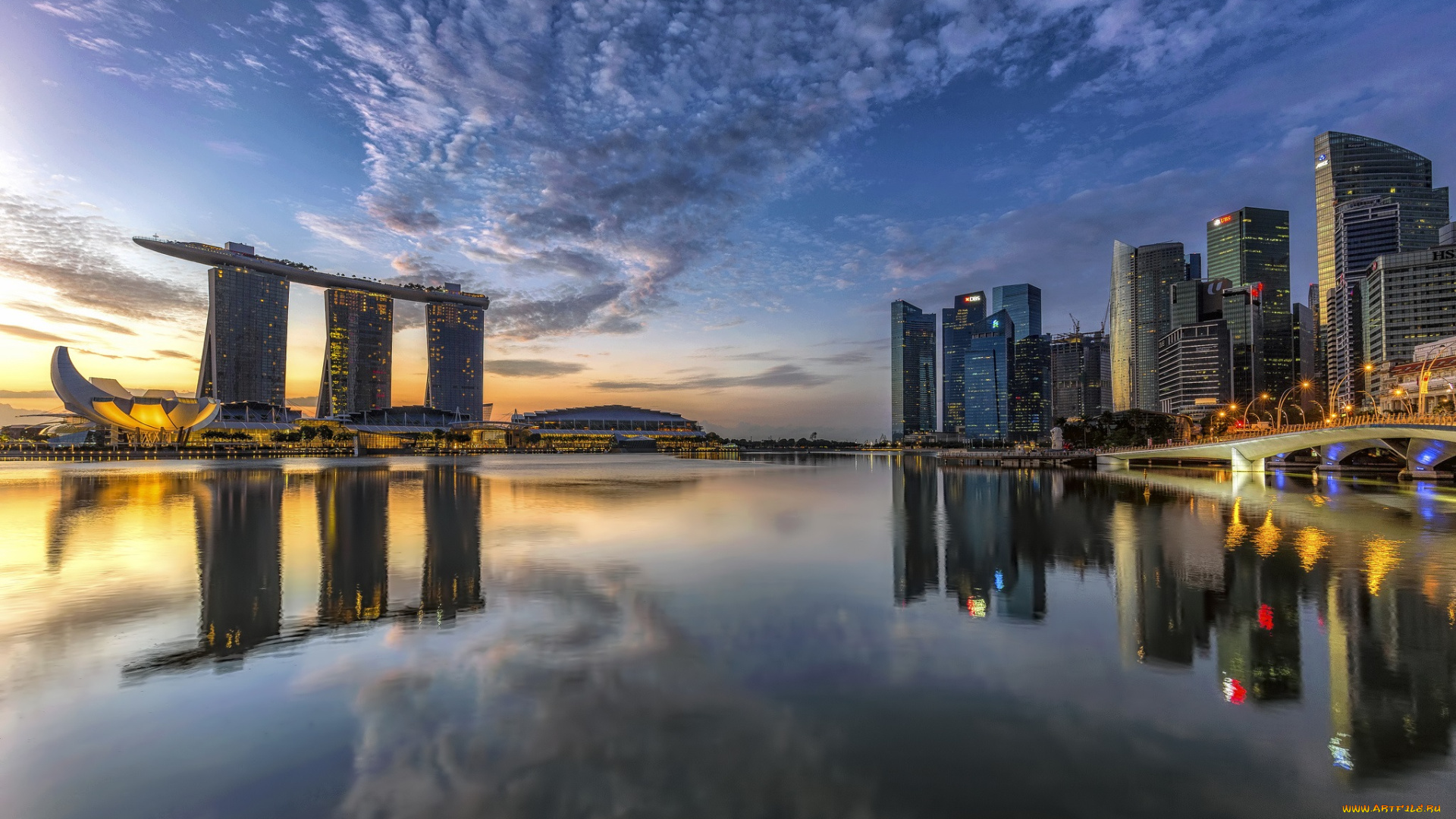 singapore, города, сингапур, , сингапур, панорама