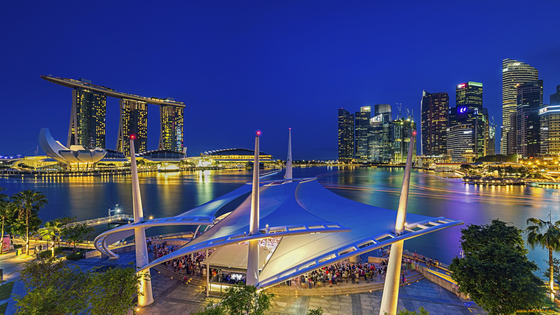 singapore, города, сингапур, , сингапур, панорама