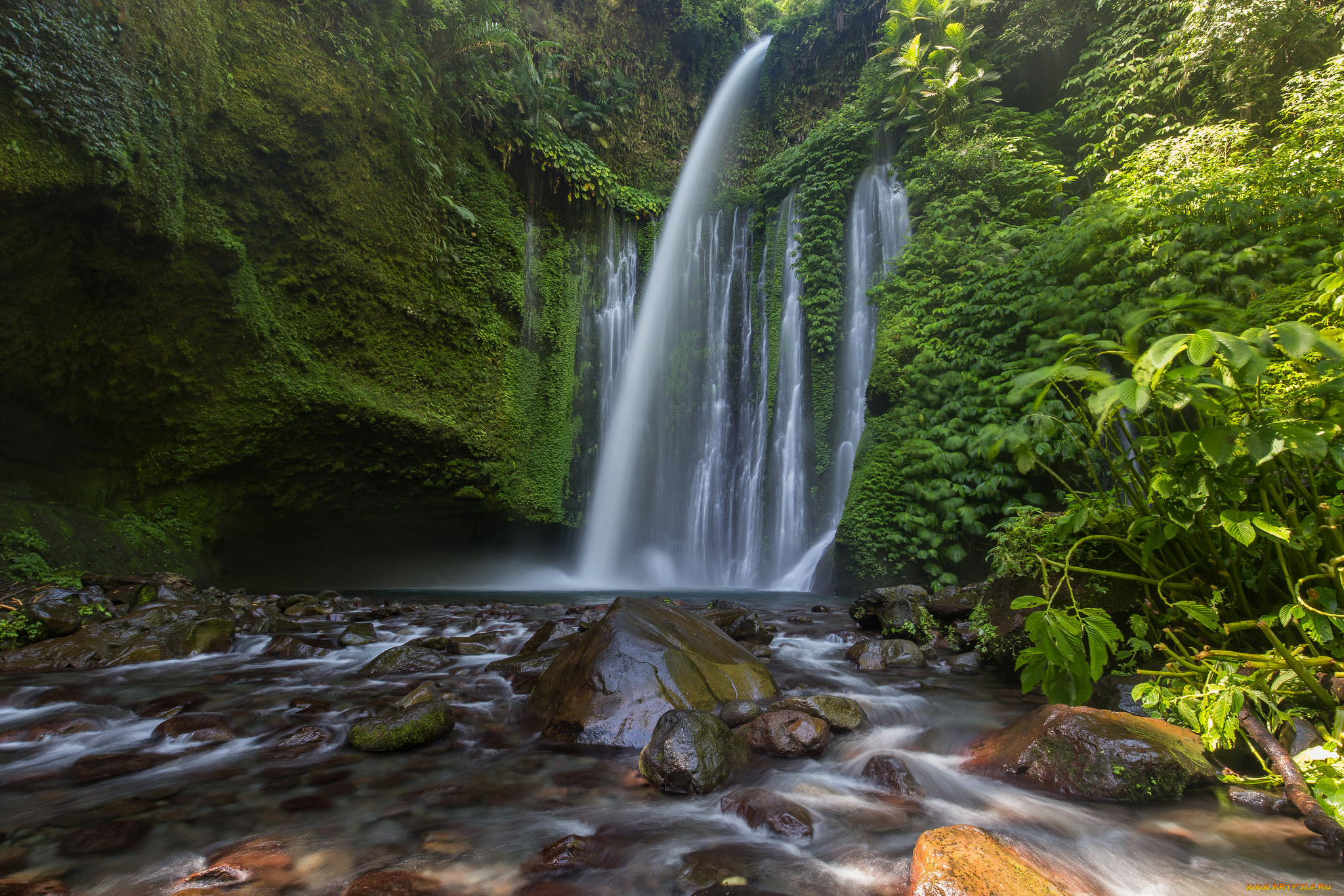природа, водопады, простор