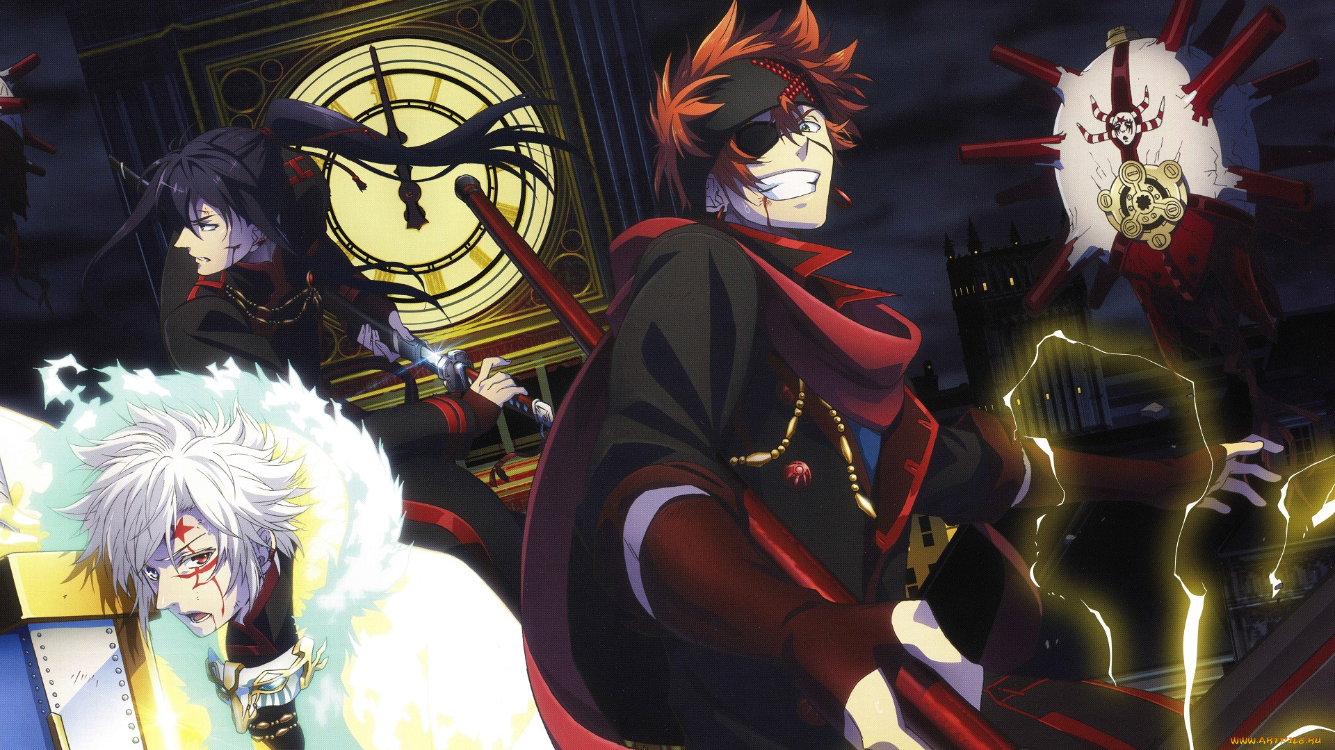 аниме, , gray-man, парни