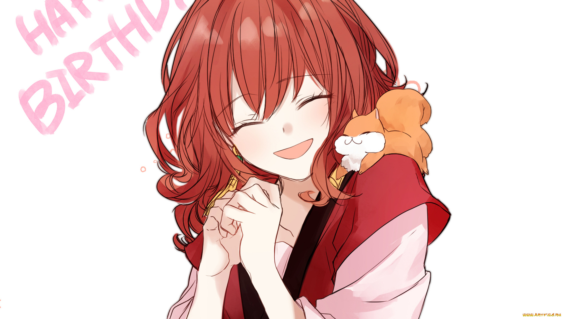 аниме, akatsuki, no, yona, девушка