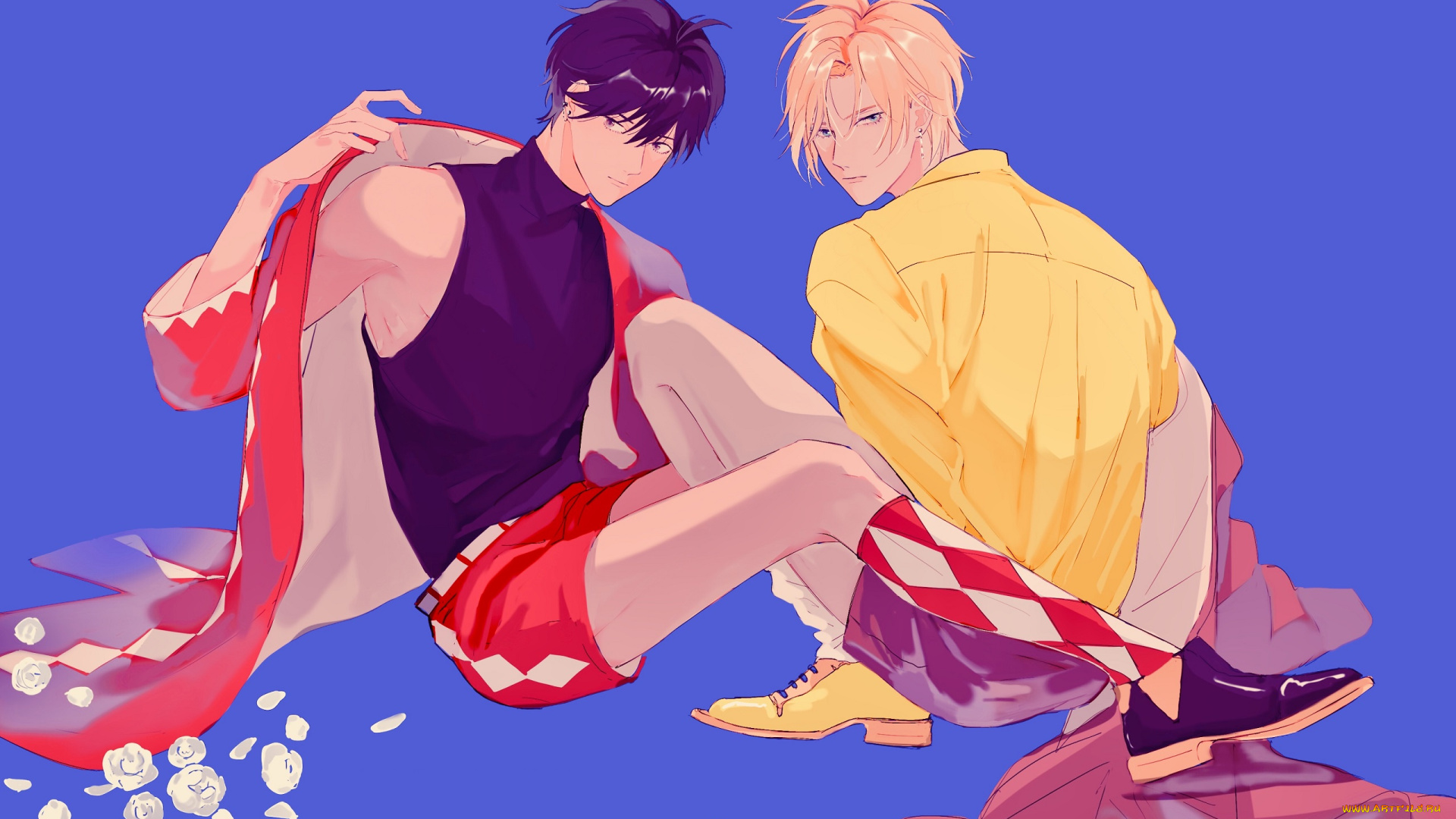 аниме, banana, fish, банановая, рыба