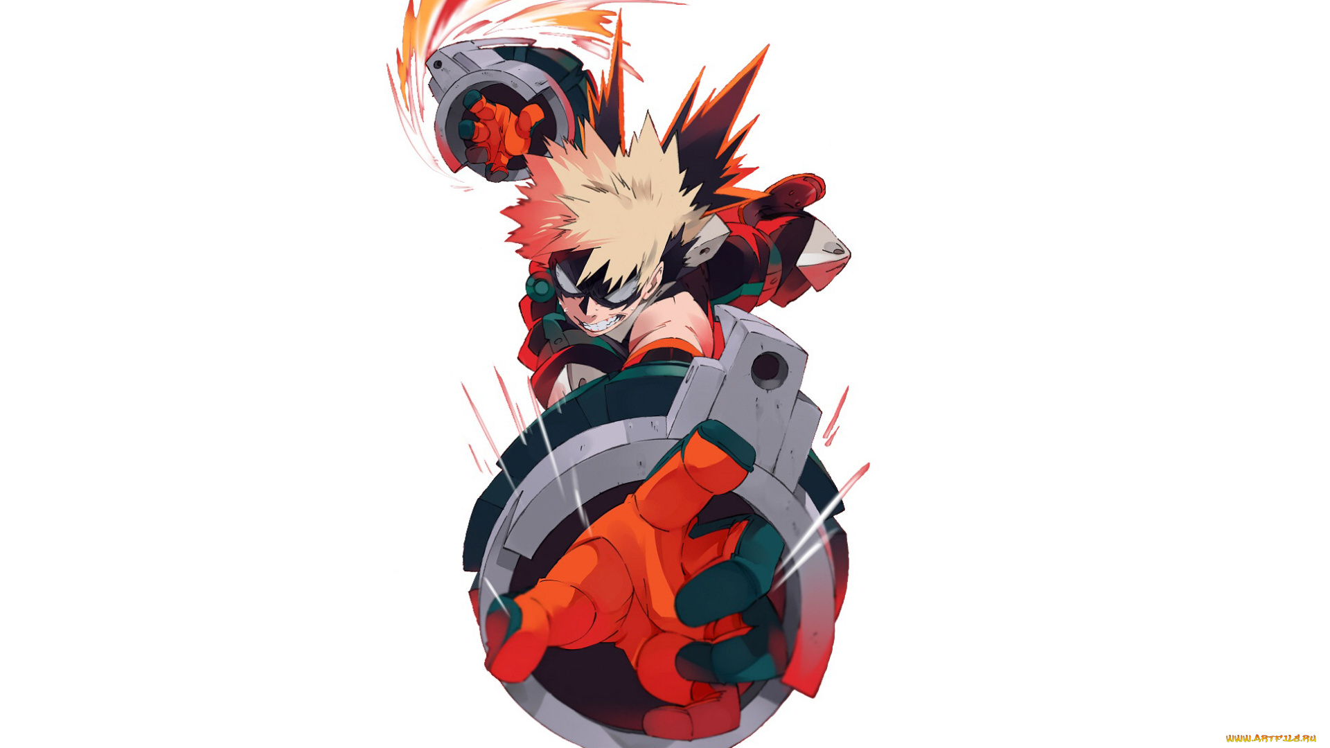 аниме, boku, no, hero, academia, бакуго