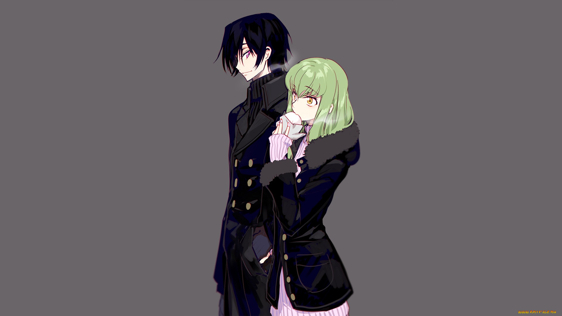 аниме, code, geass, пара
